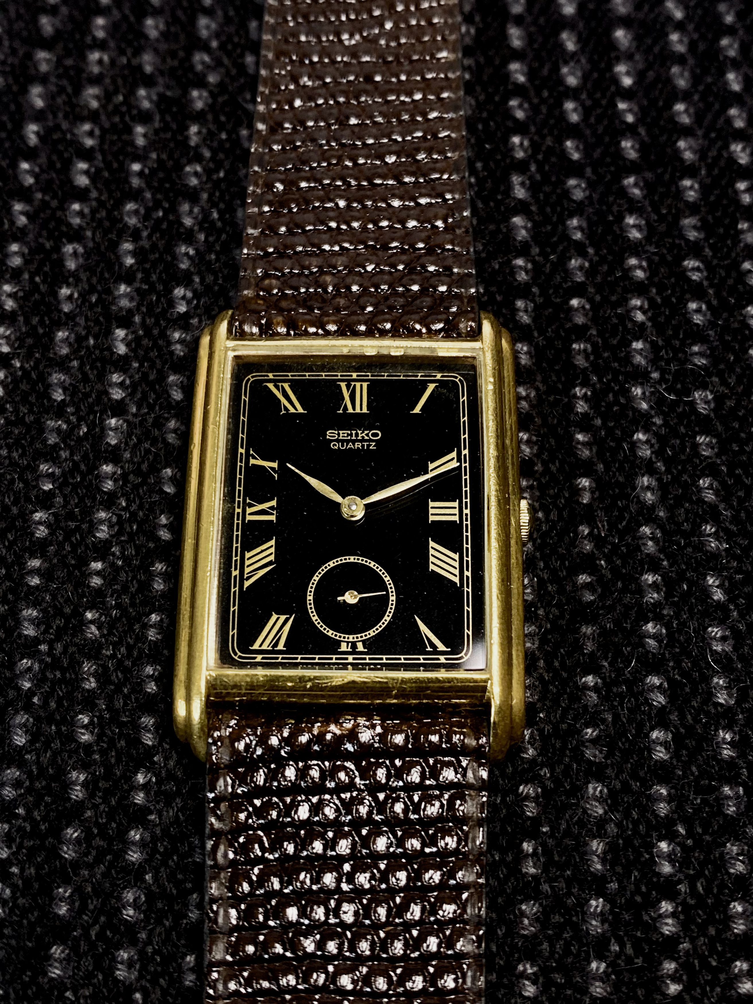 Seiko × Vintage 💥 Vtg 80's Seiko Sub Second Tank Size ONE SIZE - 2 Thumbnail