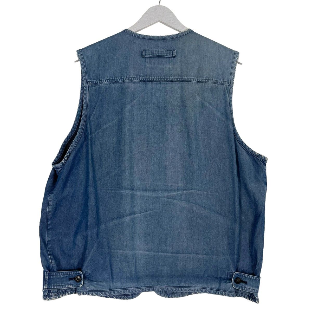Burberry × Vintage 💥BURBERRY TANKTOP VEST DISTRESSED DENIM Size US L / EU 52-54 / 3 - 8 Thumbnail