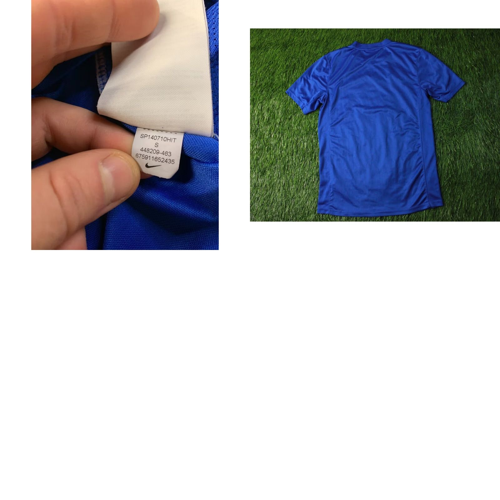 Nike NIKE DRI-FIT PARK ORIGINAL 2014 MEN SHIRT JERSEY TEE SIZE S BLUE Football Short Sleeve Crew Neck Nike Park Mens Shirt Size US S / EU 44-46 / 1 - 8 Thumbnail