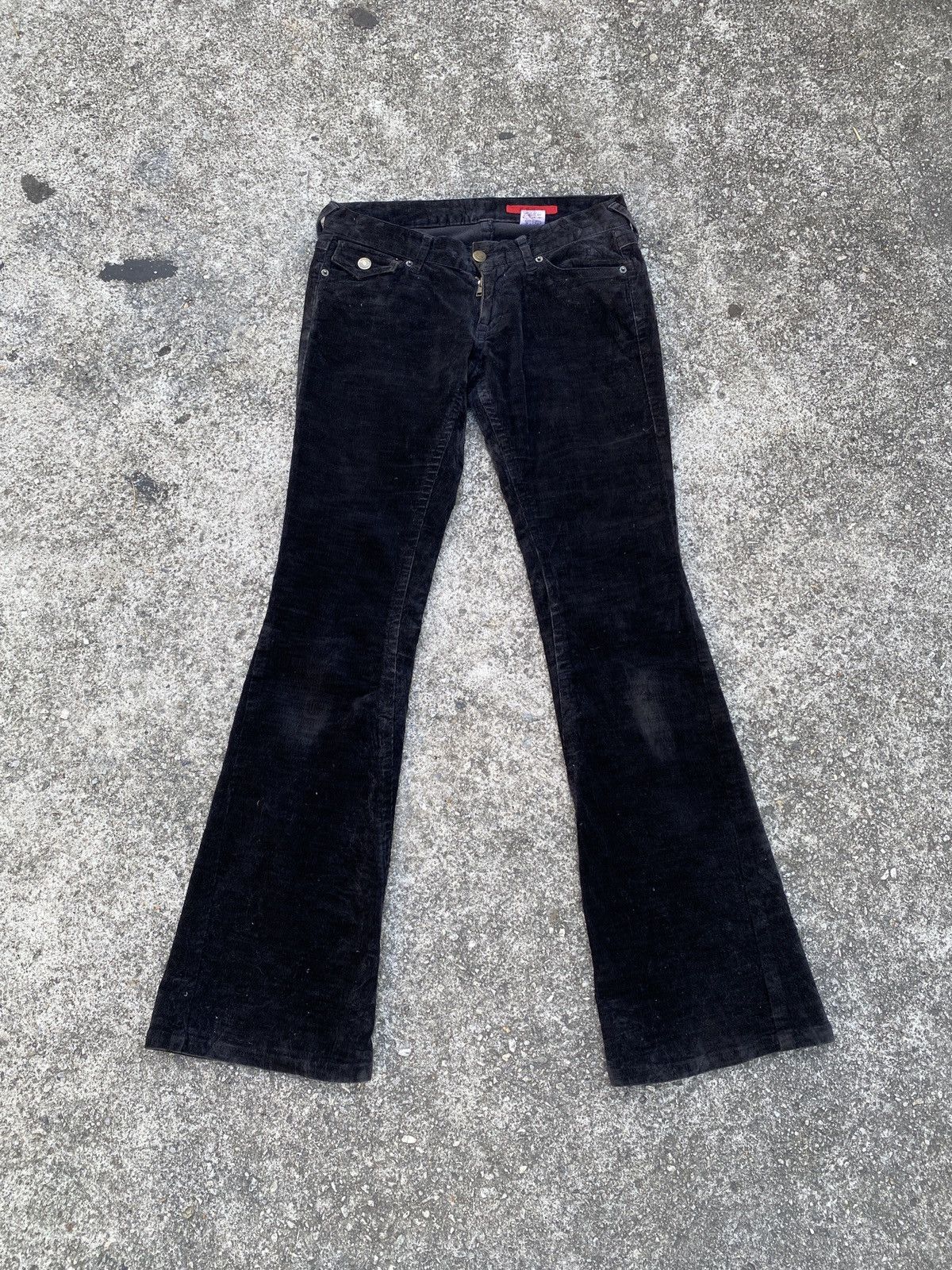 Japanese Brand R.P.B Due Corduroy Low Rise Flare Pant Size US 28 / EU 44 - 2 Thumbnail