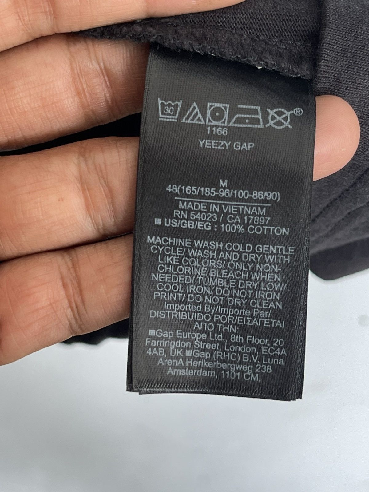 Gap × Stussy × Yeezy YEEZY GAP UNRELEASED SEASON T-SHIRT x STUSSY REWORK Size US M / EU 48-50 / 2 - 10 Thumbnail