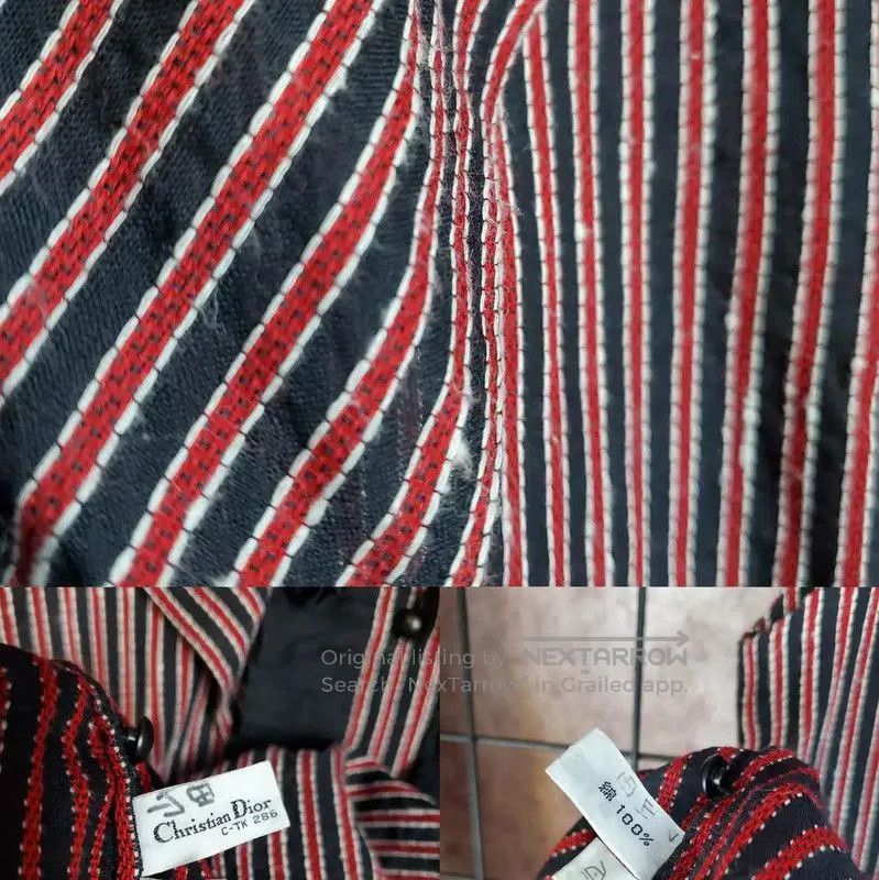 Dior Dior Summer Black Striped Cotton T. Size S / US 4 / IT 40 - 8 Thumbnail