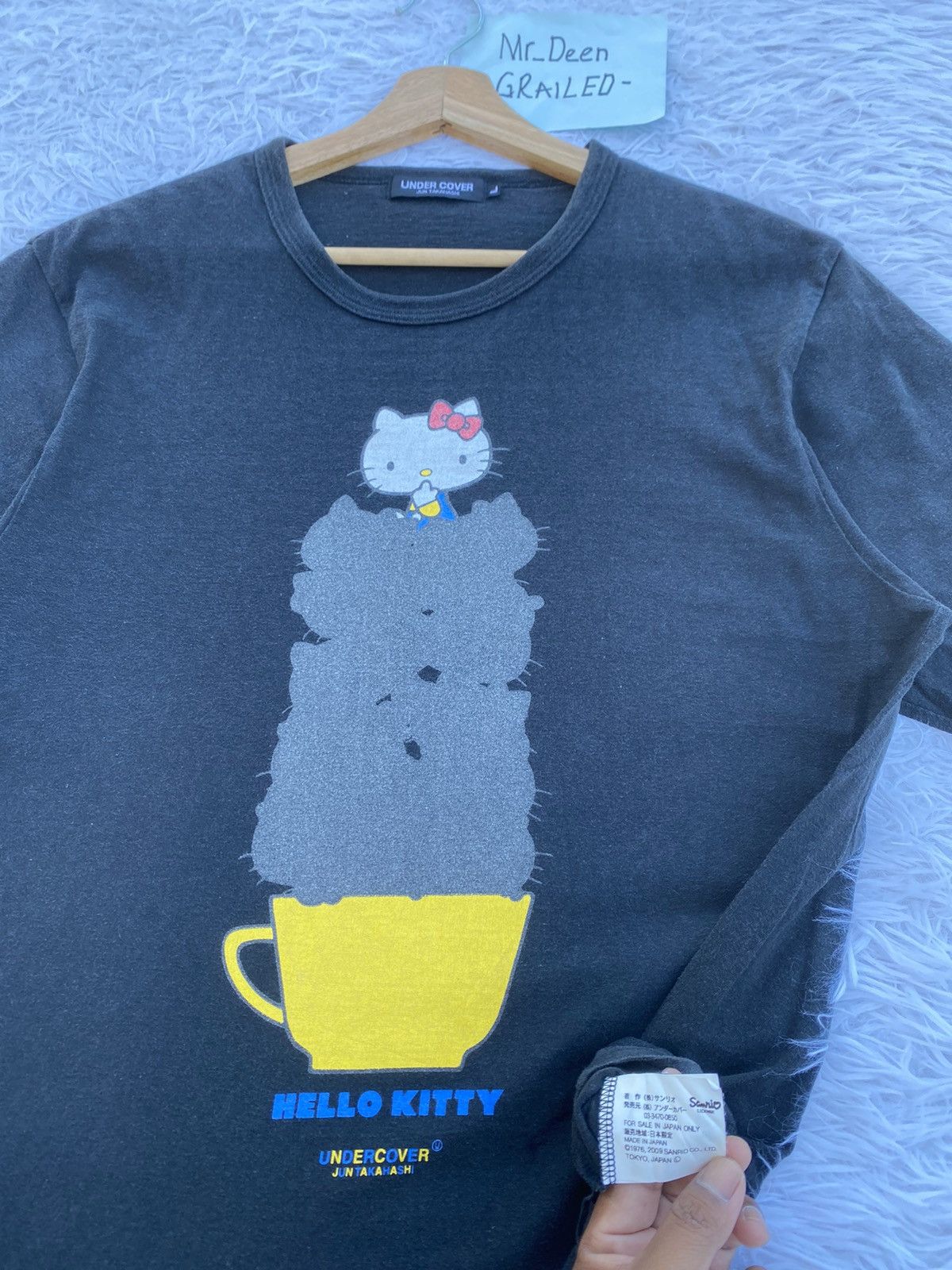 Undercover Rare Undercover by Jun Takahashi x Hello Kitty Black Tshirt Size US M / EU 48-50 / 2 - 16 Thumbnail