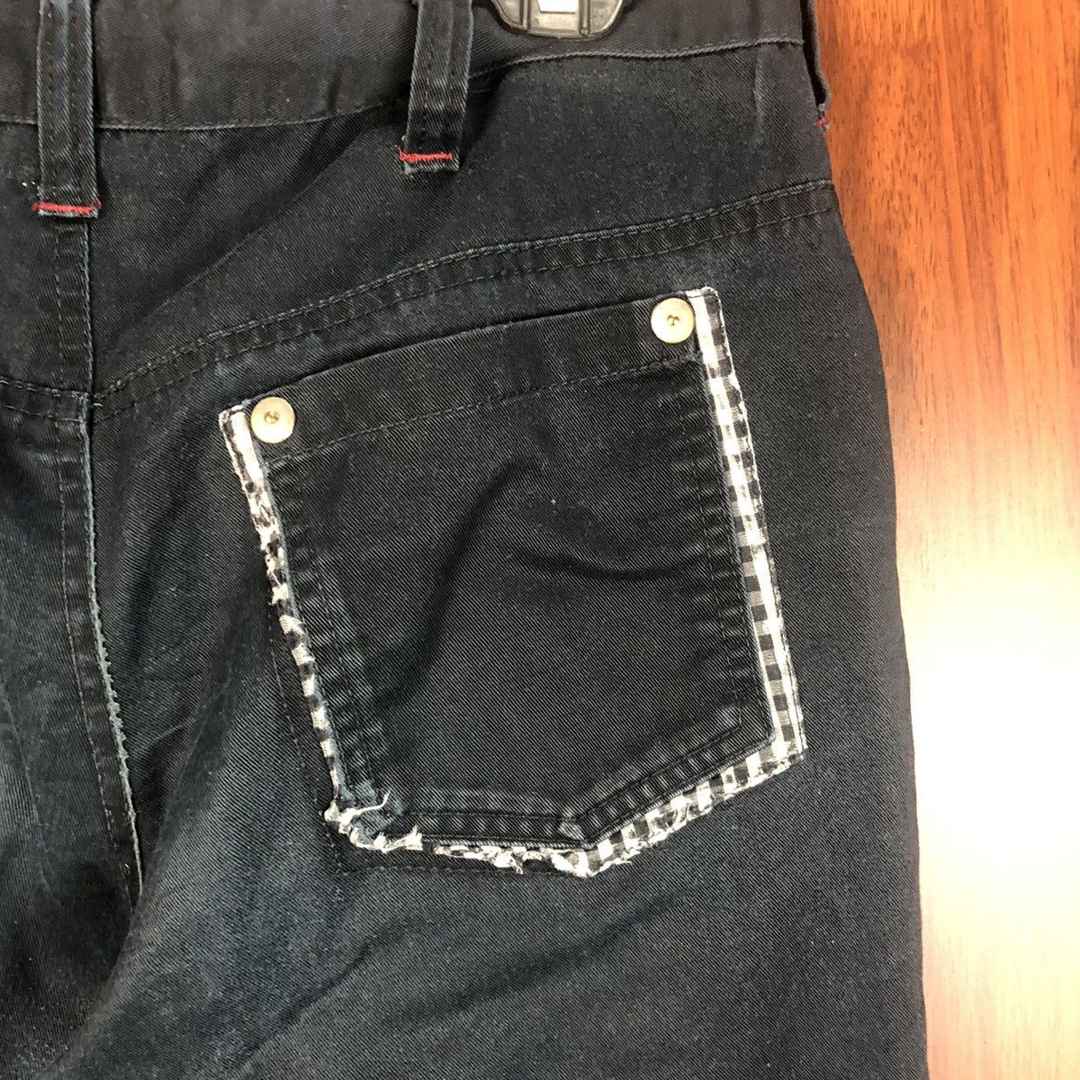 Japanese Brand × Seditionaries × Vintage Grangesta Standard punk ripped Dark Blue Pants #7476 Size 30" / US 8 / IT 44 - 14 Thumbnail