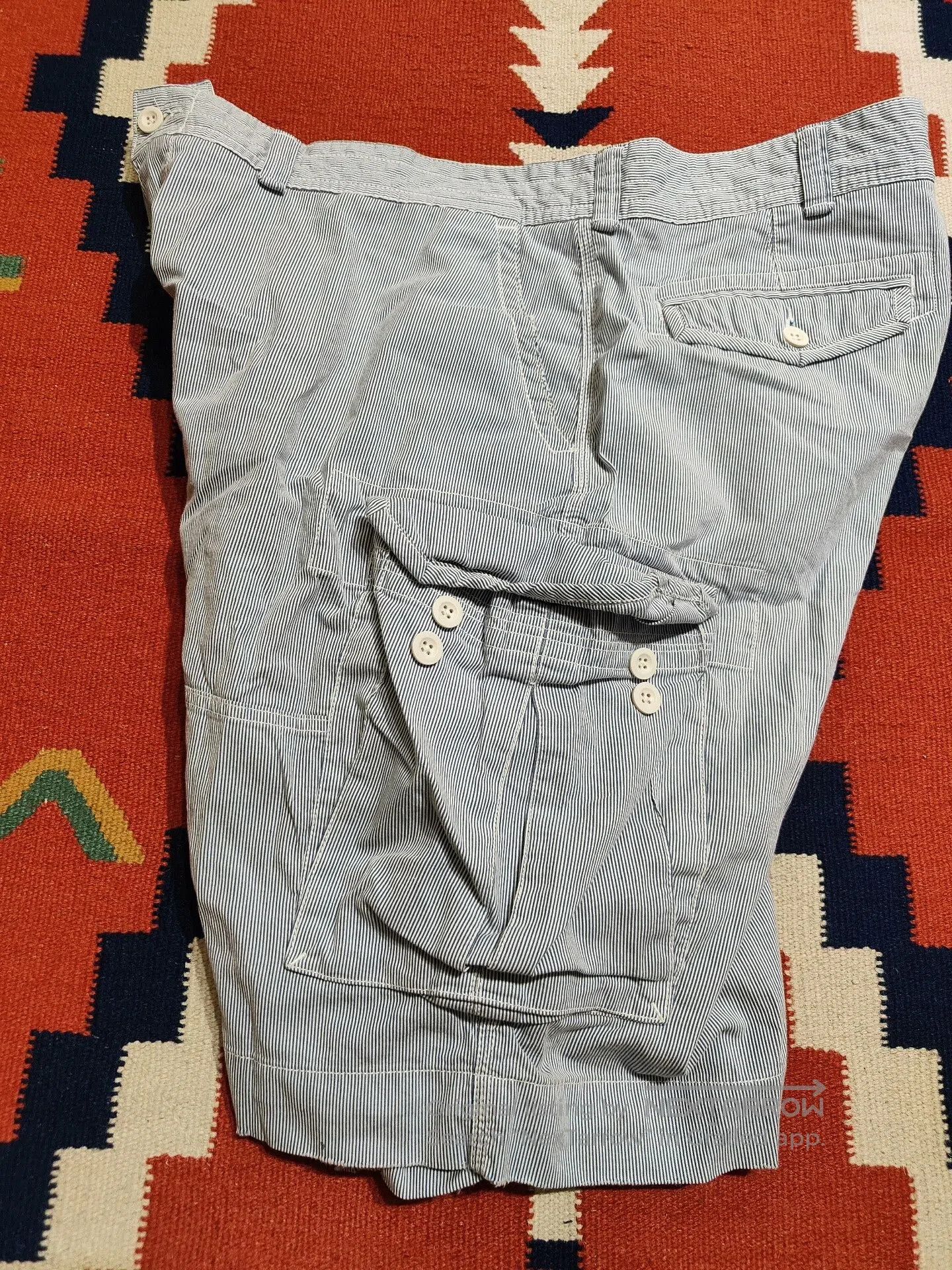 Polo Ralph Lauren Ralph Lauren Striped Cargo Pants Size 48B. Size US 32 / EU 48 - 3 Thumbnail