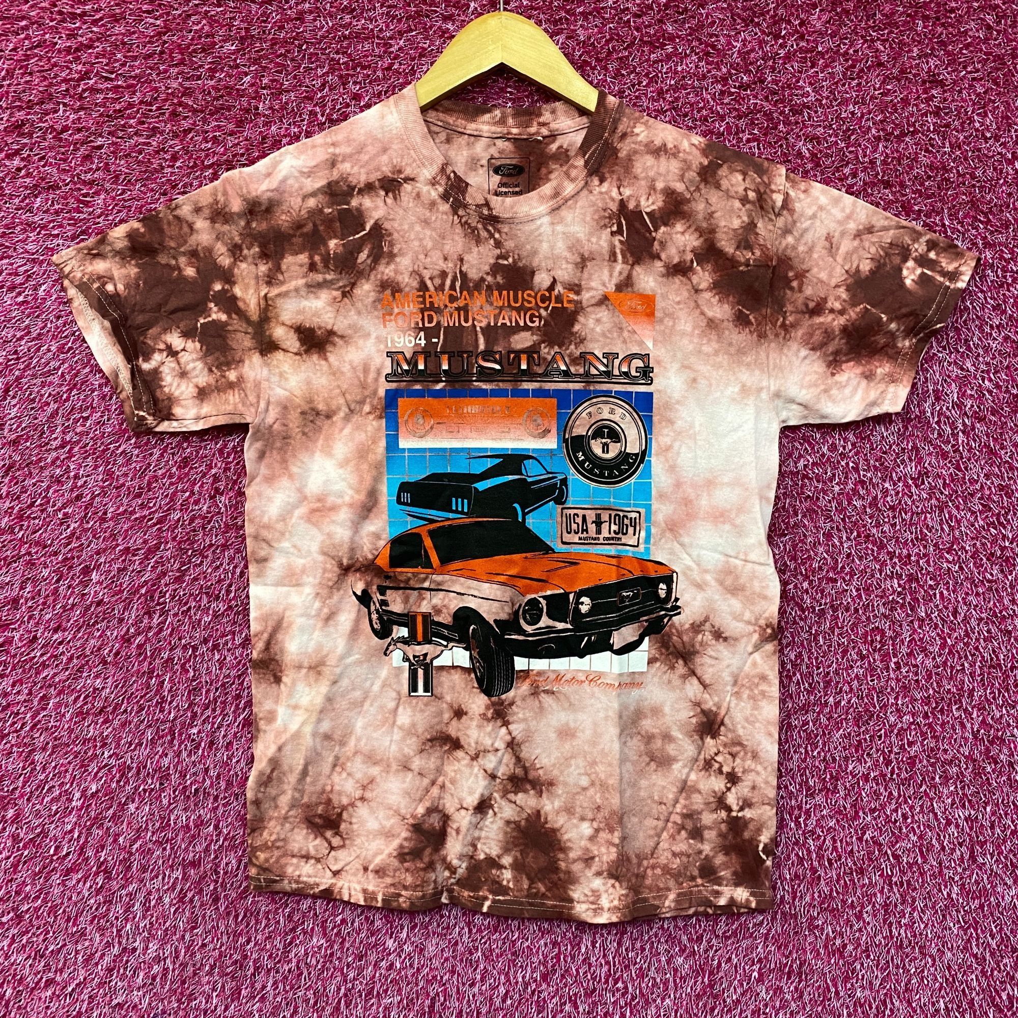 Ford Ford Mustang Classic American Muscle Car Promo Tie Dye Mediu Size US M / EU 48-50 / 2 - 1 Thumbnail