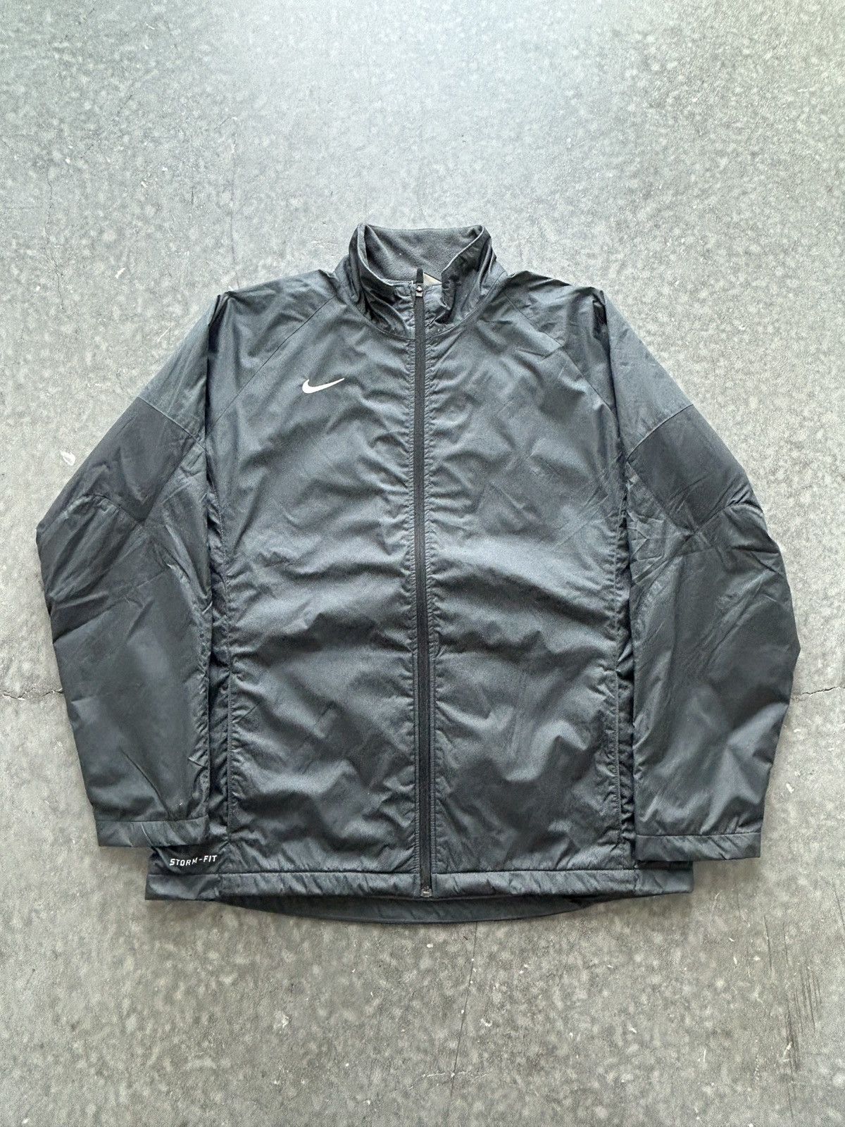 Nike Vintage Y2K Nike Storm Fit Fleece Lined Nylon Jacket Size US XL / EU 56 / 4 - 1 Thumbnail