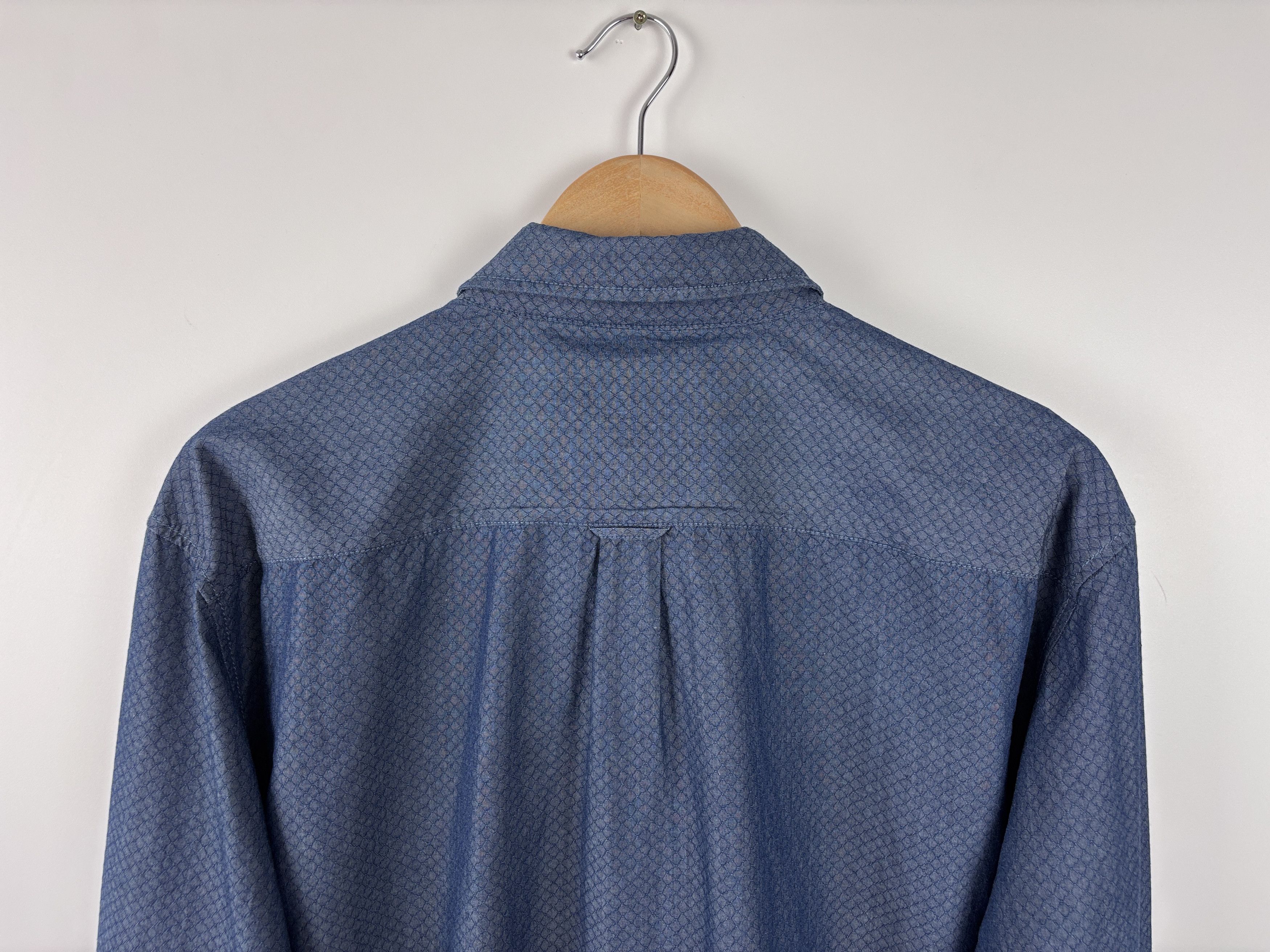 Hugo Boss Hugo Boss Structured Long Sleeve Shirt Slim Fit XXL Size US XXL / EU 58 / 5 - 7 Thumbnail
