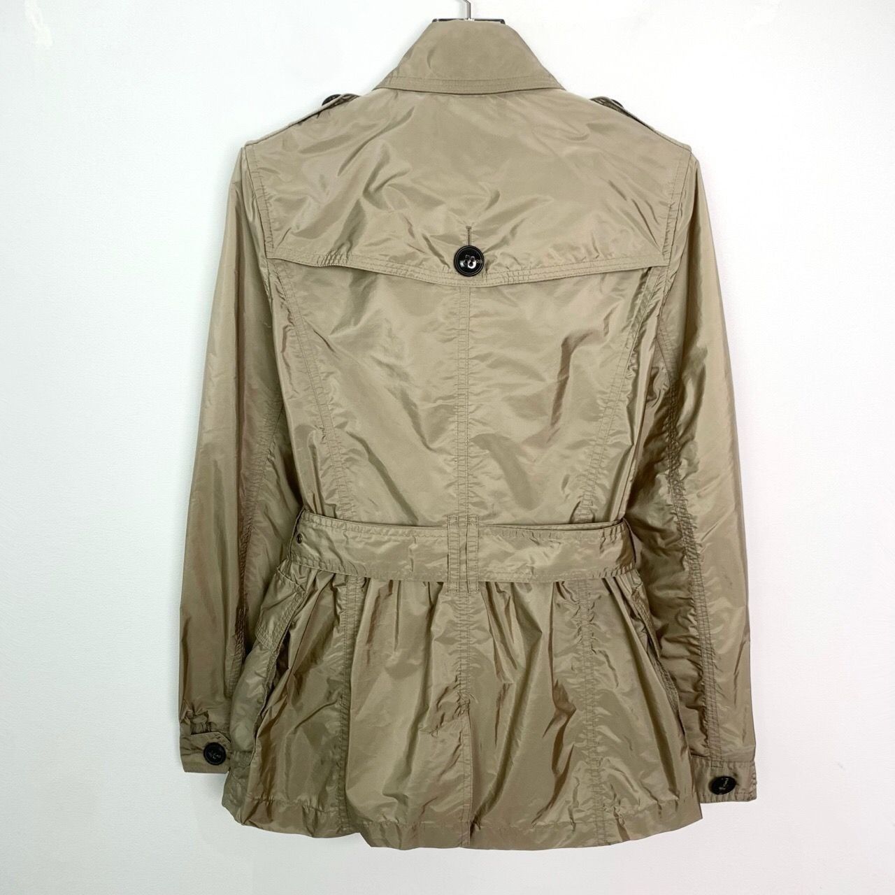 Burberry Burberry Brit Womens Khaki Double-Breasted Belted Trench Coa Size XS / US 0-2 / IT 36-38 - 6 Thumbnail