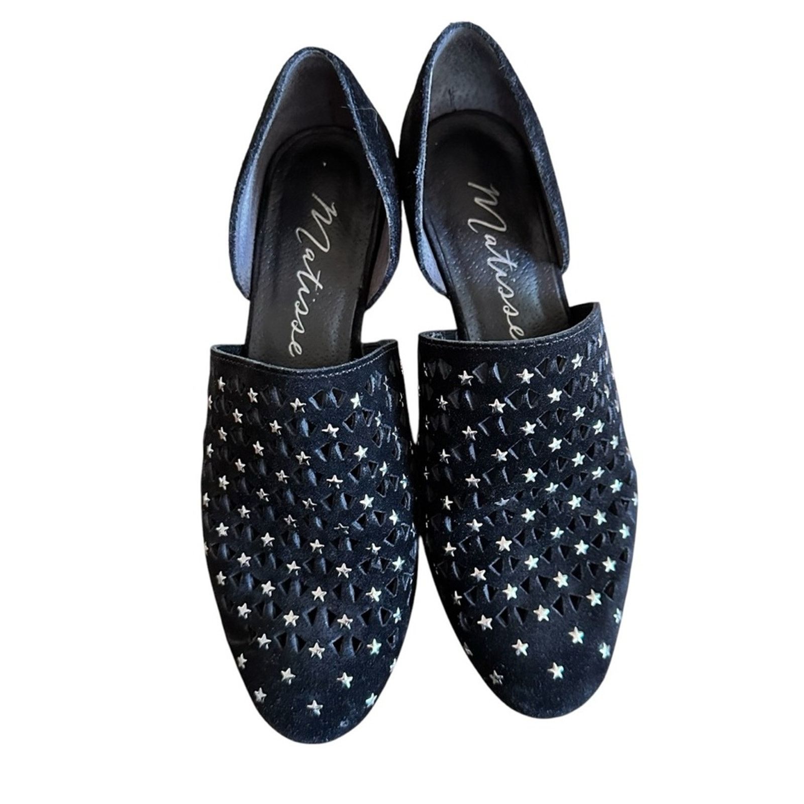Matisse Matisse Constellation Oxford Flats – Black – Size 7 – EUC Size US 7 / IT 37 - 2 Thumbnail