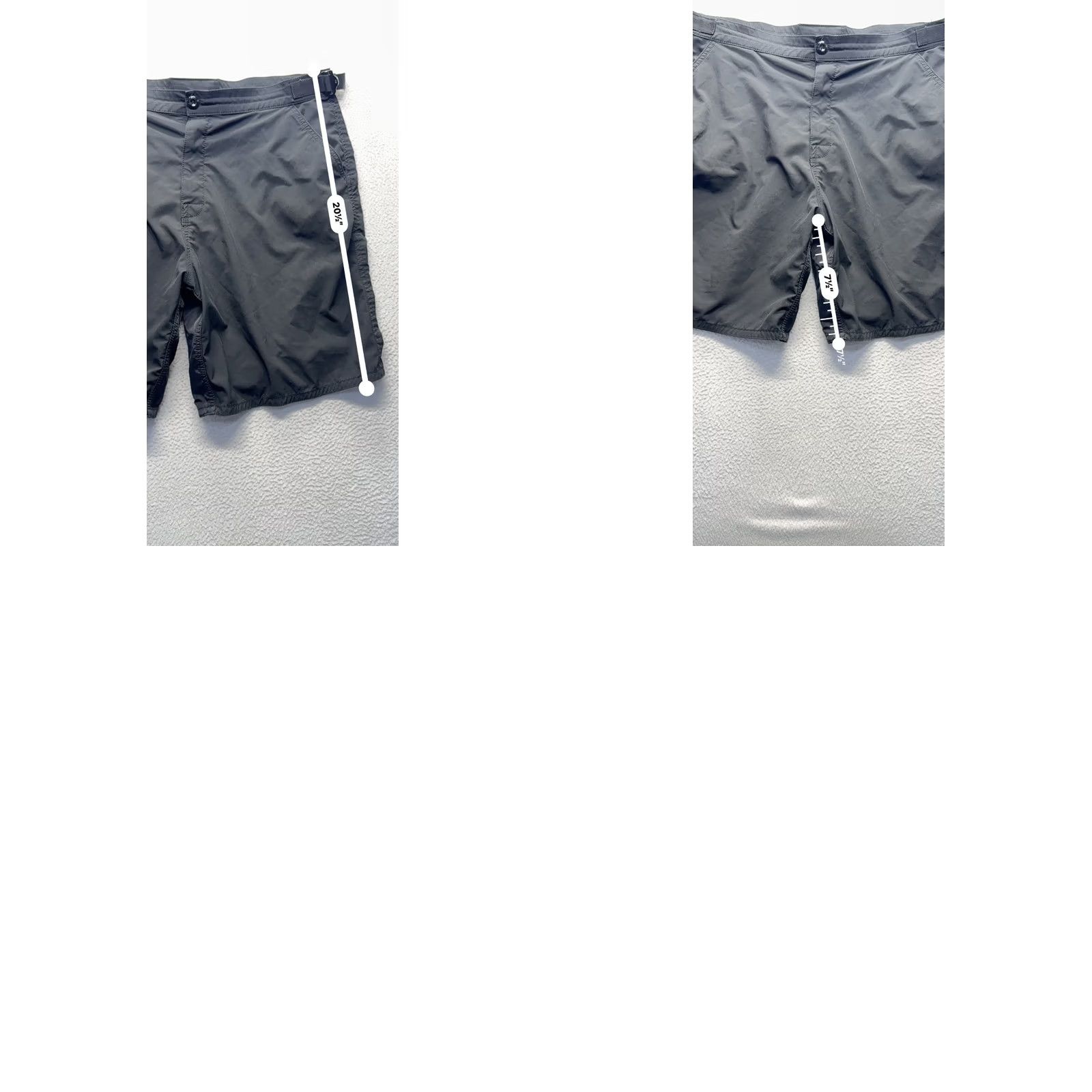 Bench Bench Bricks Charcoal Gray Cargo Shorts Adjustable Waist Pockets L Mens Utility Cargo Pocket Nylon Cotton Regular Summer Vintage No Size US 33 - 8 Thumbnail