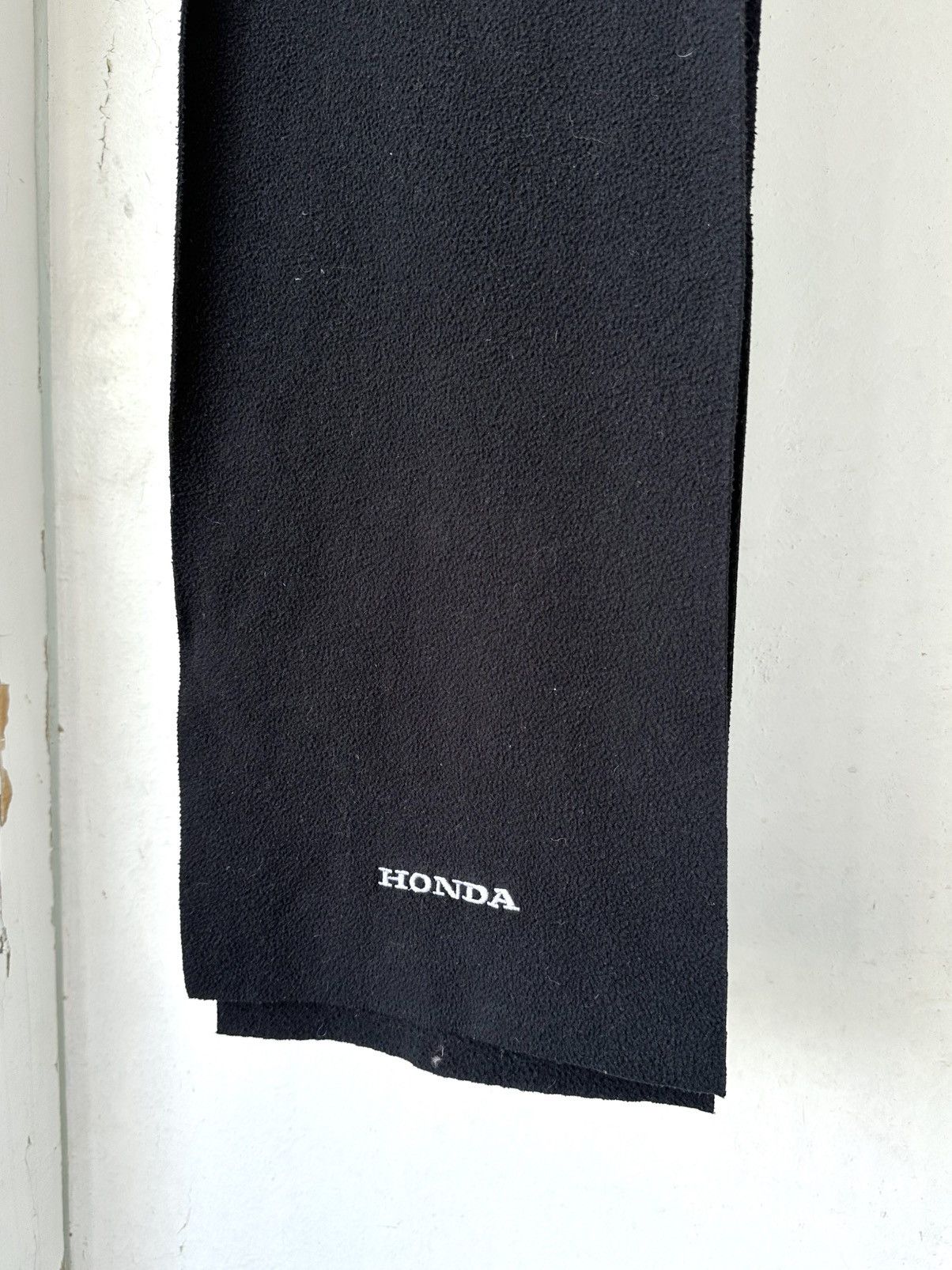 Honda Vintage Honda Black Fleece Scarf Size ONE SIZE - 2 Thumbnail