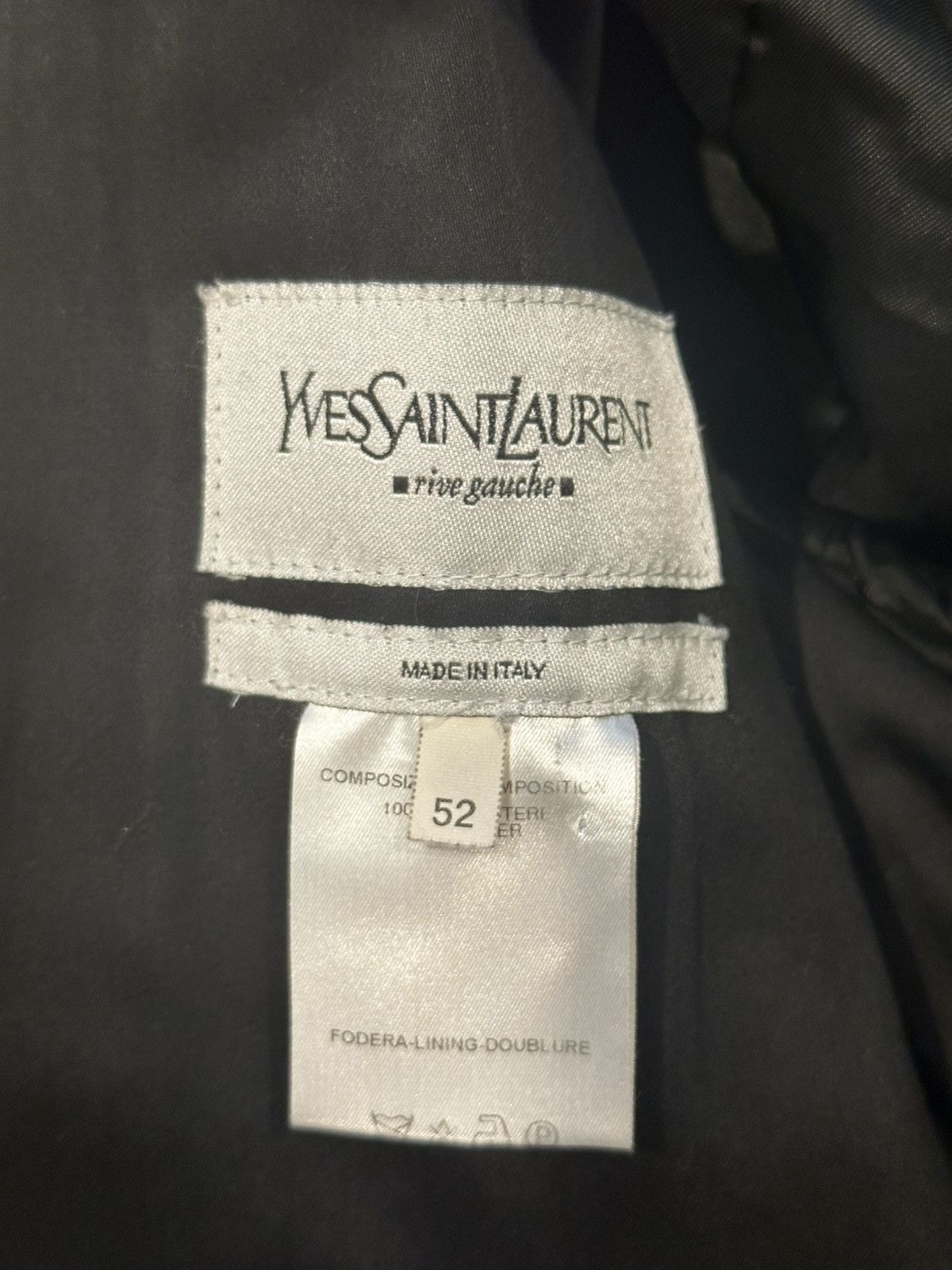 Yves Saint Laurent Yves Saint Laurent Nylon Cargo Jacket Size US L / EU 52-54 / 3 - 3 Thumbnail