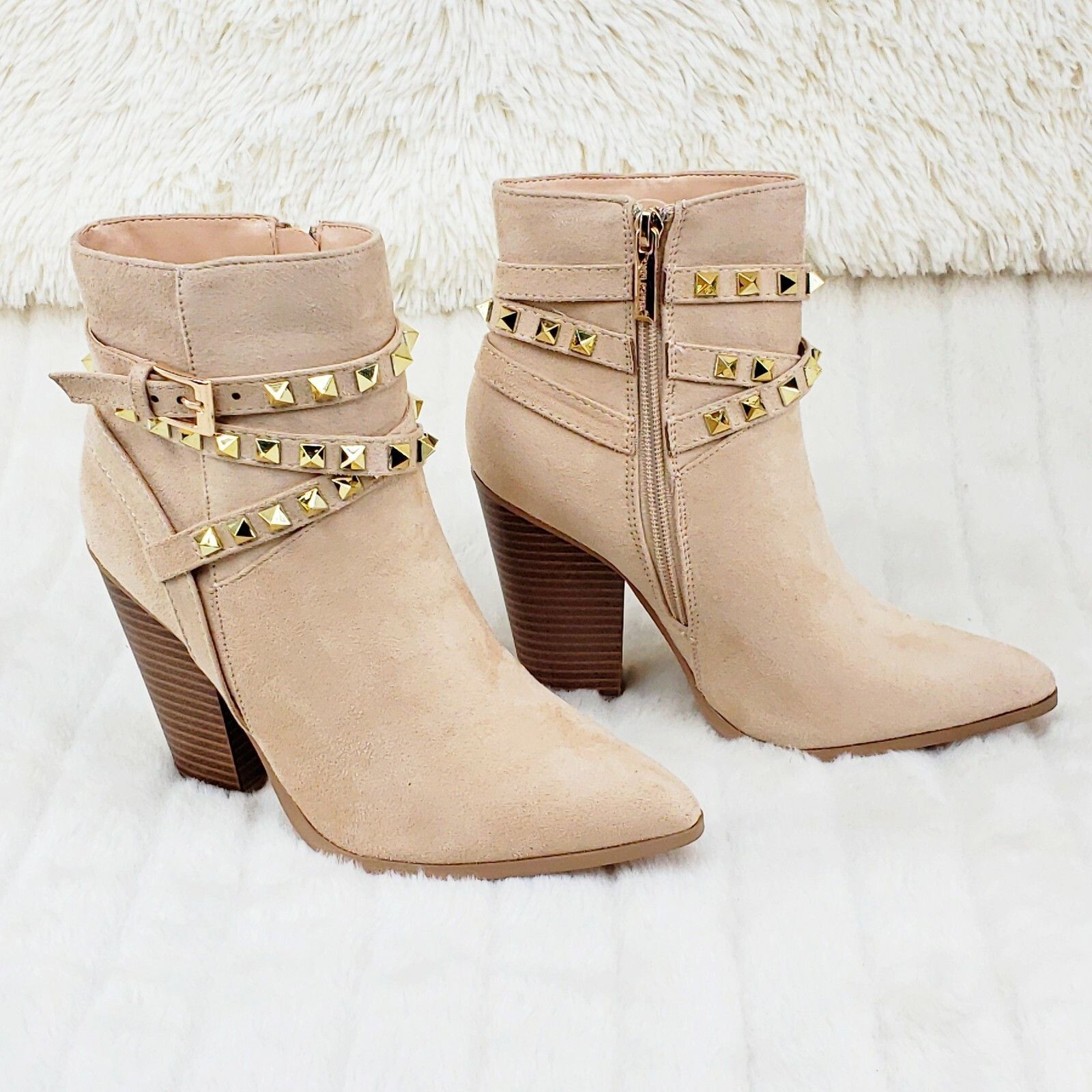 Other Classic Western Designer Cowboy Style Studded Strap Ankle Bo Size US 9 / IT 39 - 9 Thumbnail
