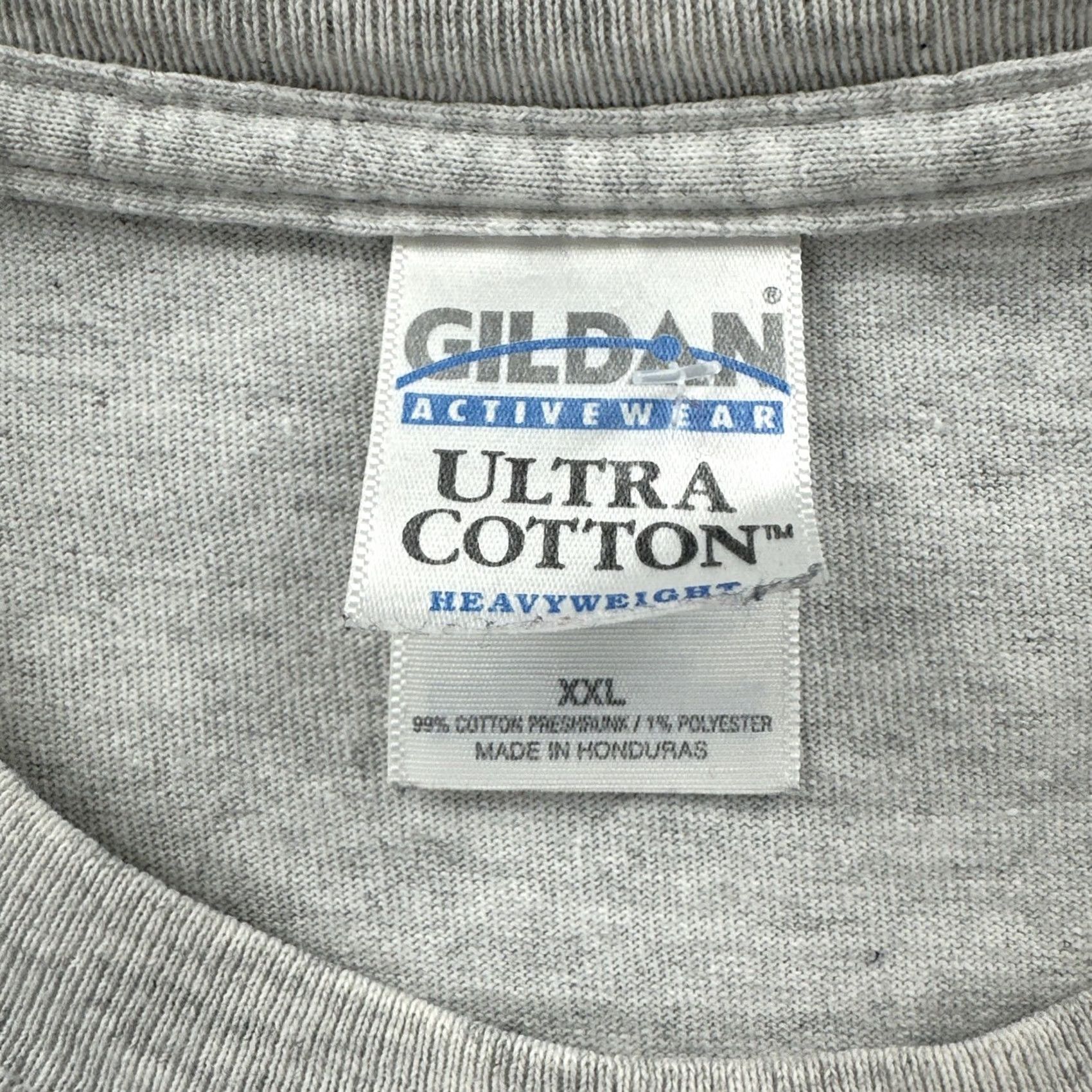 Gildan VINTAGE Gildan Mens T-Shirt Gray 2XL Crew Neck Short Sleeve Wolf Grand Canyon Graphic Print 90s USA Nature Mens Size US XXL / EU 58 / 5 - 7 Thumbnail
