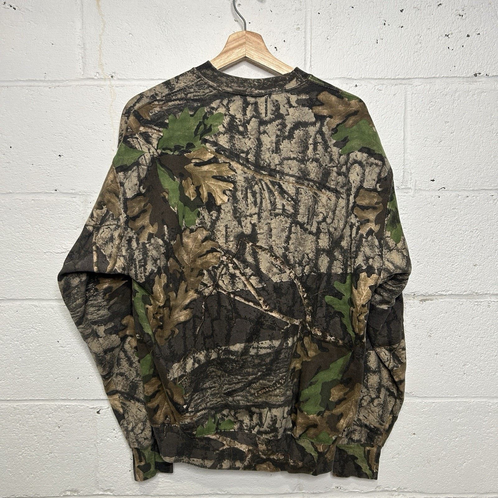 Jerzees Vintage Jerzees Outdoor Mossy Oak Camo Crewneck Sweatshirt Size US M / EU 48-50 / 2 - 2 Thumbnail