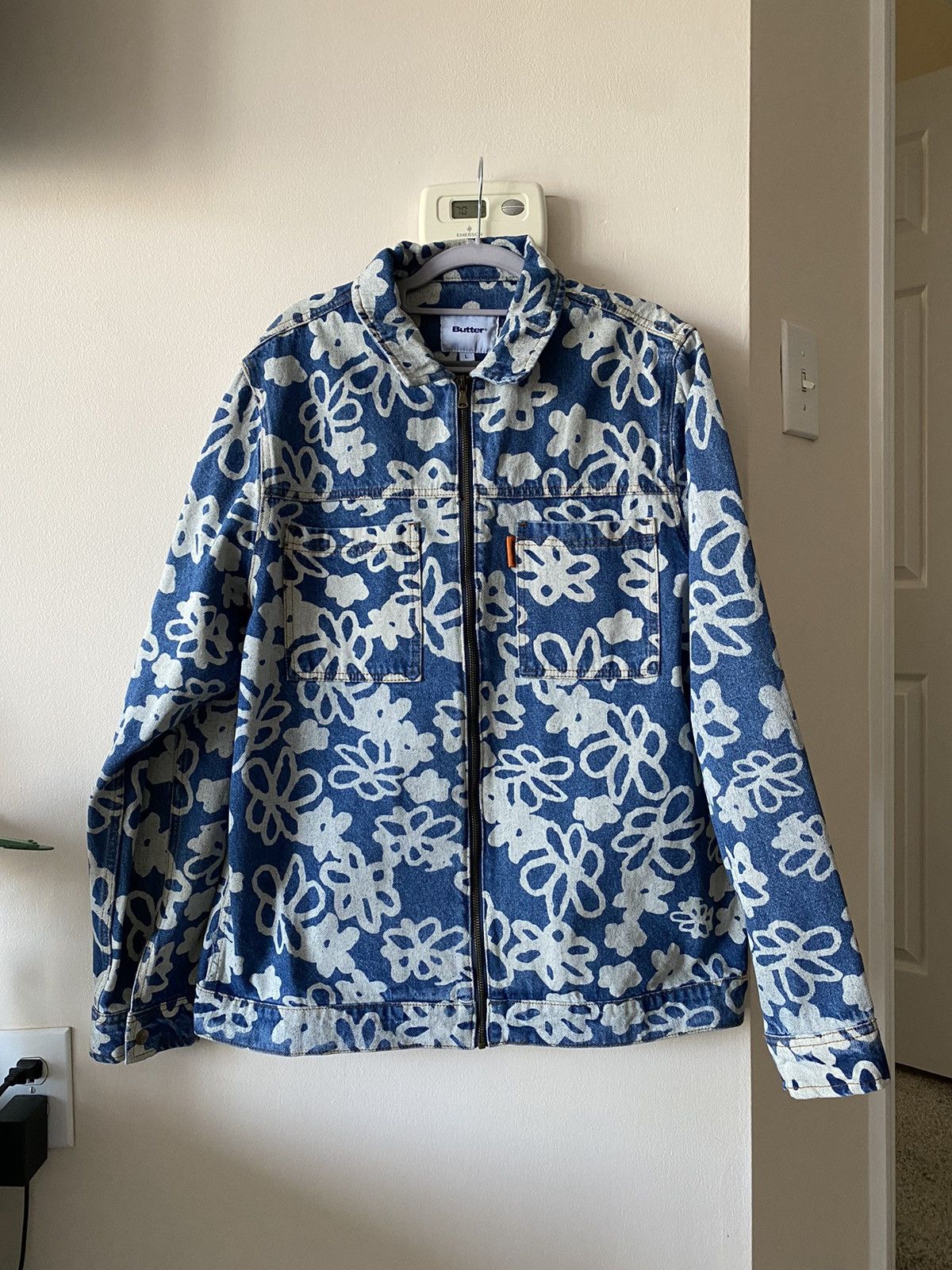 Butter Goods “Denim Tears Style” Denim Zip-Up Jacket