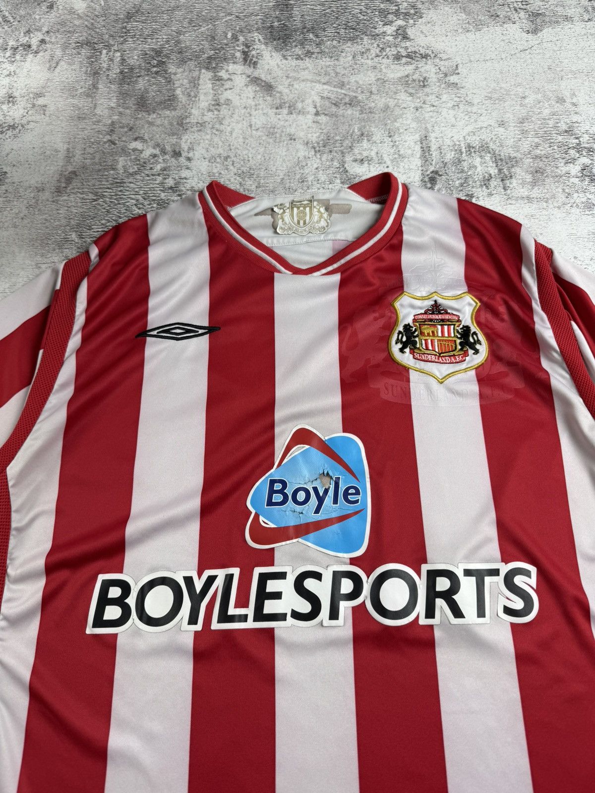 Umbro Sunderland 2009/2010 Home Soccer Umbro Football Jersey Blockcore T Shirt Tee Size US L / EU 52-54 / 3 - 7 Thumbnail