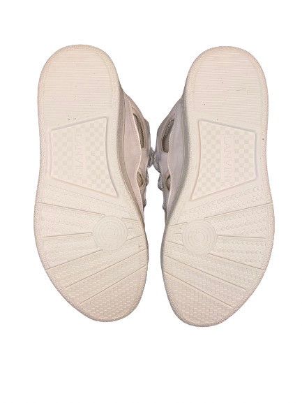 Lanvin LANVIN Leather Curb Sneaker Cream Pure White in Size 10 Size US 10 / EU 43 - 10 Thumbnail