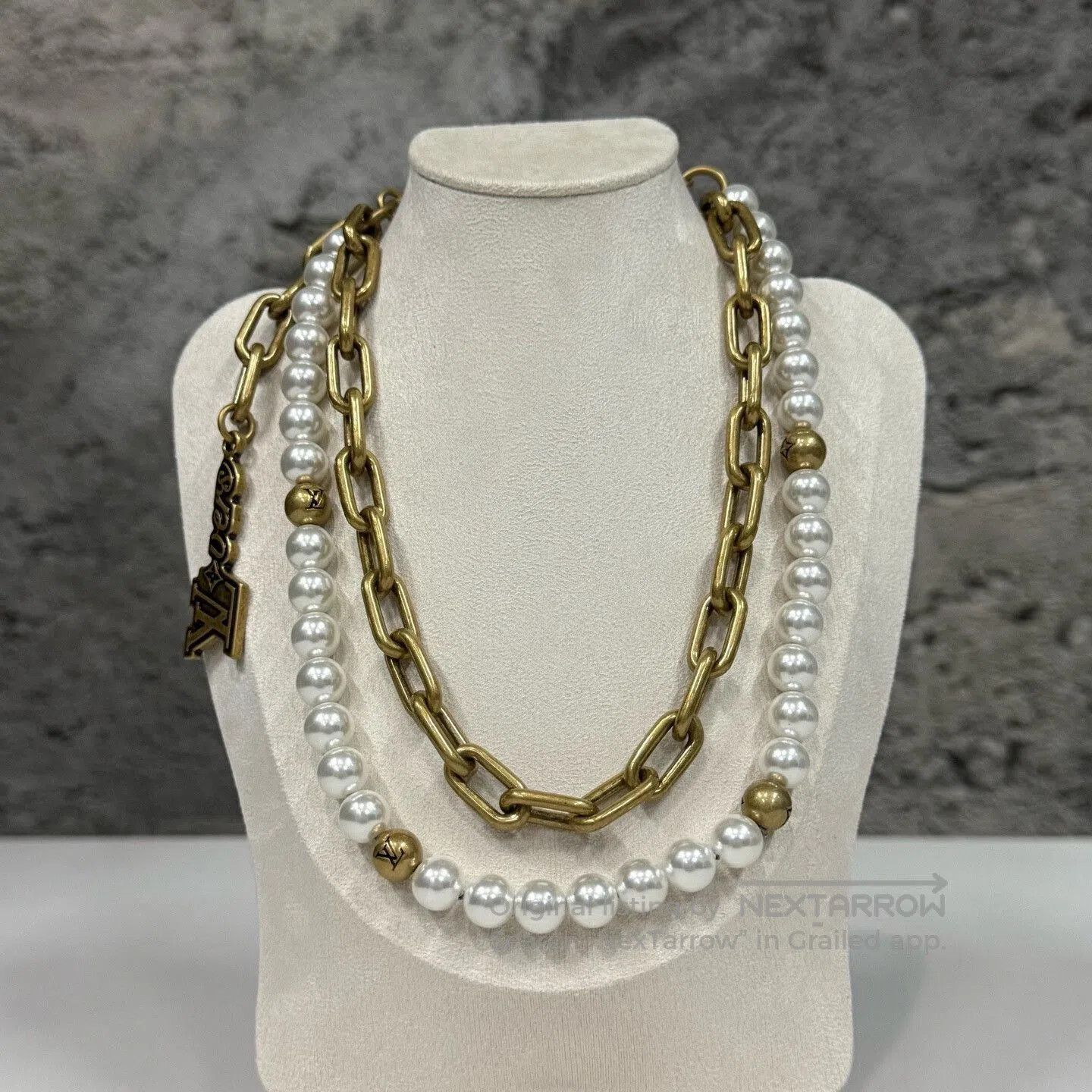 Louis Vuitton Louis Vuitton Pharrell Pearl Chain. Size ONE SIZE - 1 Thumbnail