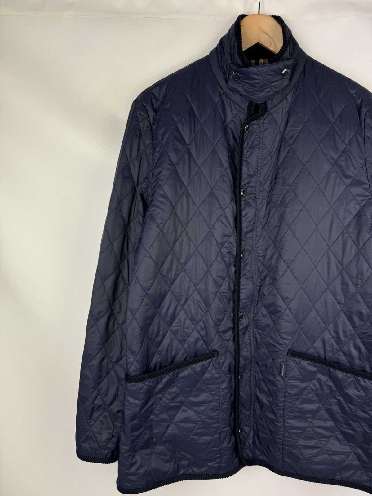 Aquascutum Aquascutum Men’s Quilted Check Lined Jacket Size S Size US S / EU 44-46 / 1 - 2 Thumbnail