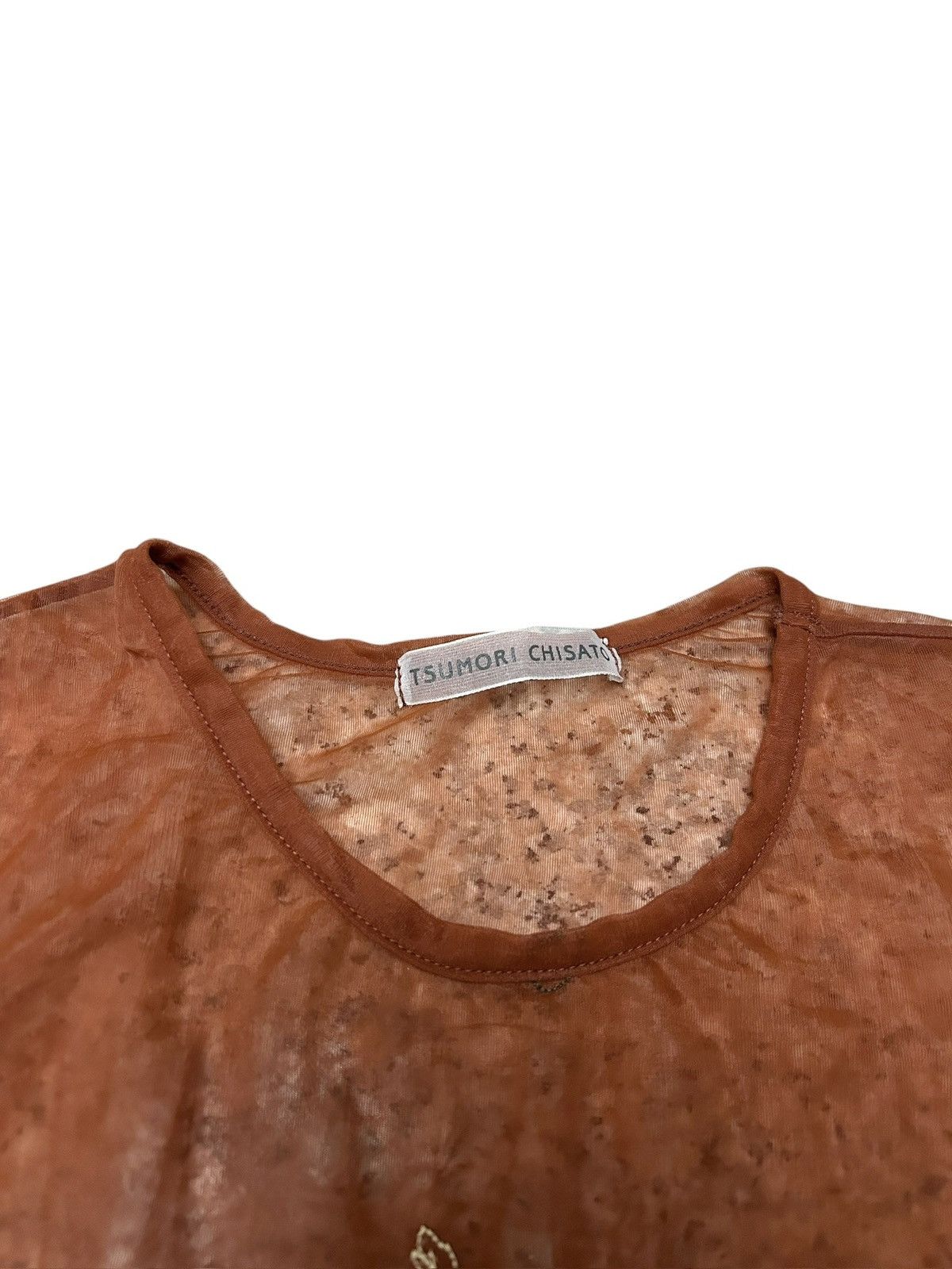 Issey Miyake Floral Embroidered Mesh Top Size M / US 6-8 / IT 42-44 - 2 Thumbnail