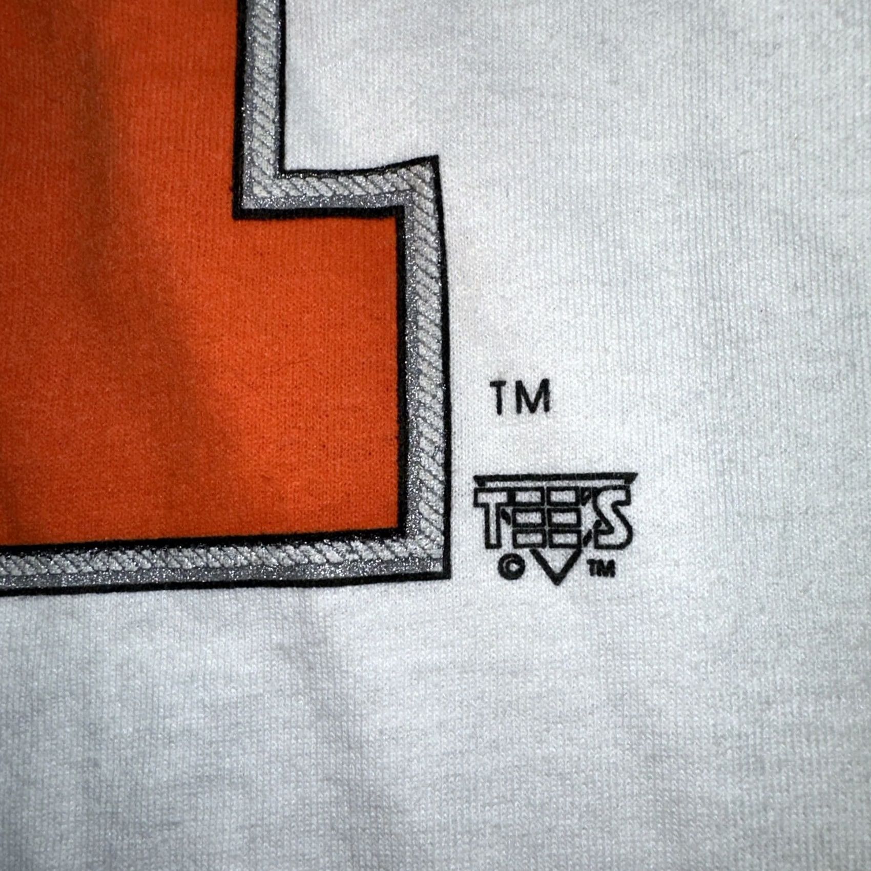 Hanes VINTAGE Hanes 50-50 T-Shirt Univ Of Florida White XL Mens Single Stitch Size US XL / EU 56 / 4 - 3 Thumbnail