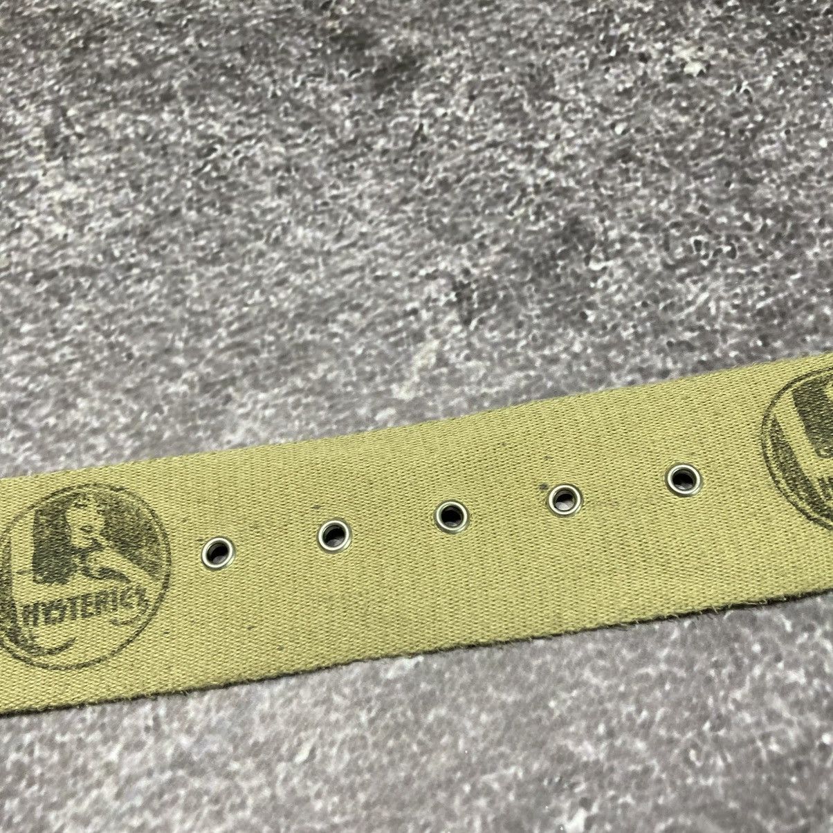 Hysteric Glamour HYSTERIC GLAMOUR Vintage Web Belt Canvas Logo Print Size ONE SIZE - 6 Thumbnail