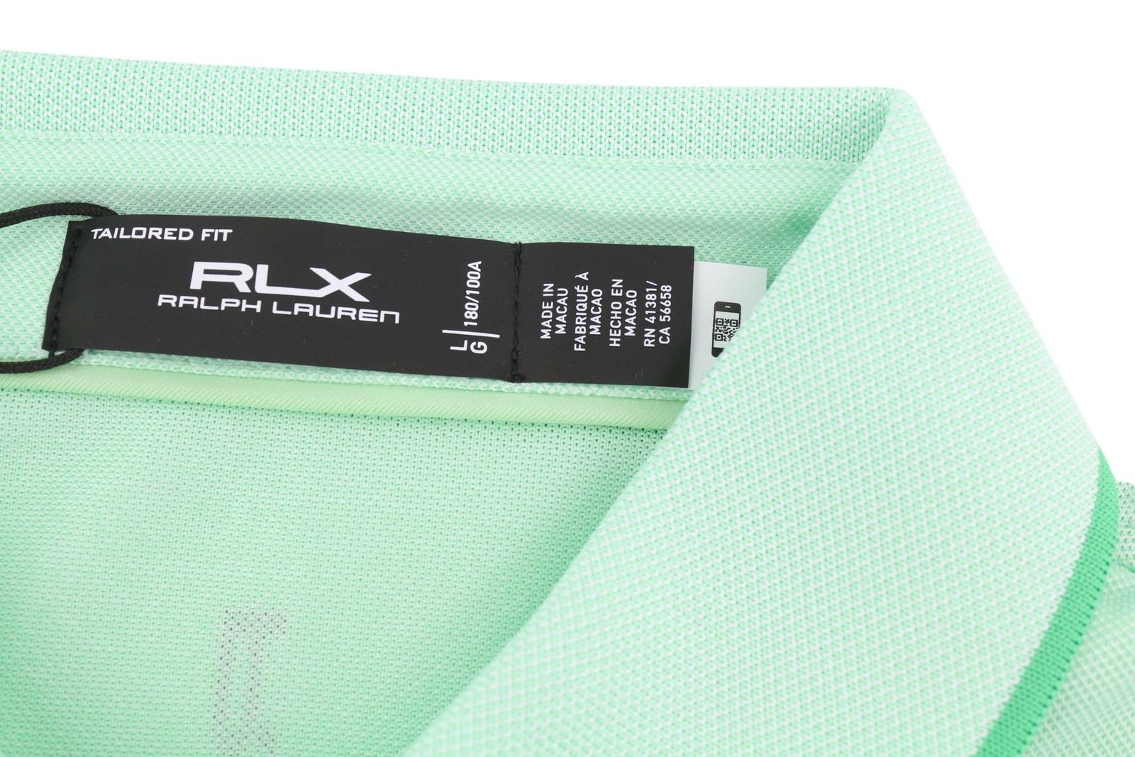 RLX Ralph Lauren GOLF L Green Polo Logo Tee 84565 Size US L / EU 52-54 / 3 - 5 Thumbnail