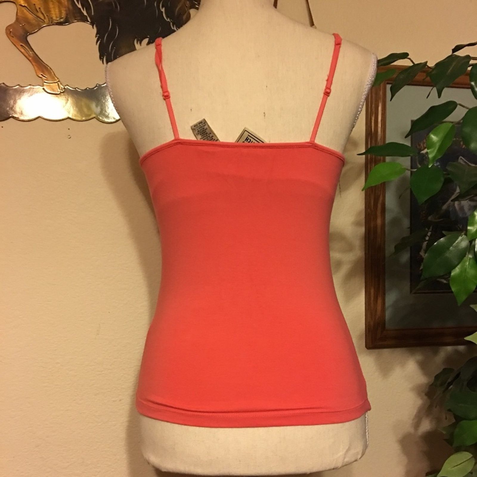 Route 66 Route 66 stretch coral pink cami tank NWOT S Size S / US 4 / IT 40 - 3 Thumbnail