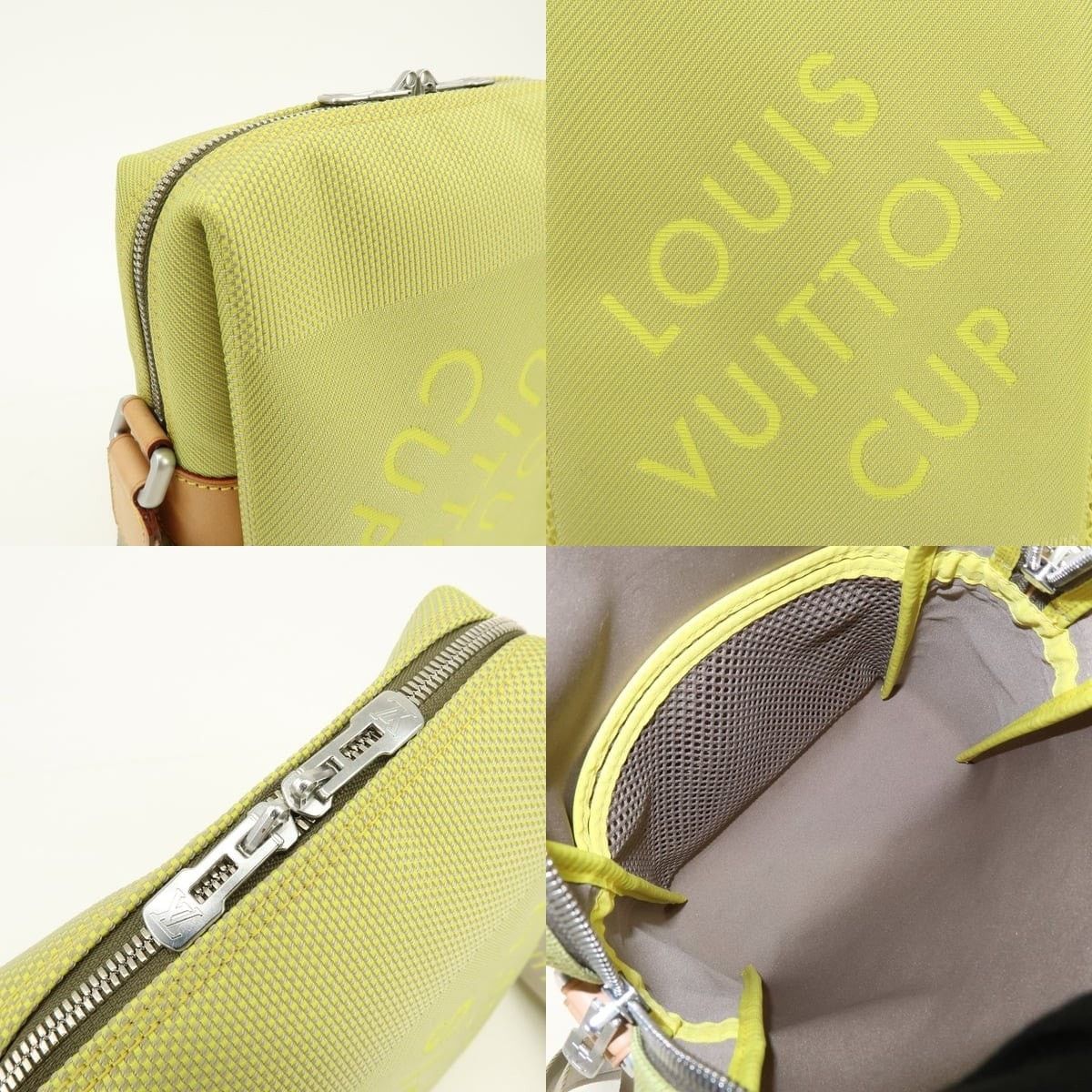 Louis Vuitton Louis Vuitton LV Cup Weatherly Shoulder Bag Nylon Green Size ONE SIZE - 7 Thumbnail