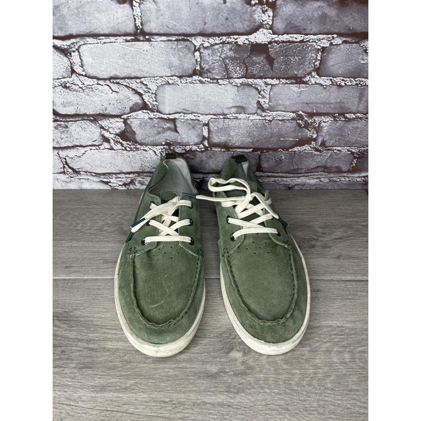 Globe Globe Green Suede Leather Casual Low Lace Sneakers Shoes Men Size US 9.5 / EU 42-43 - 10 Thumbnail