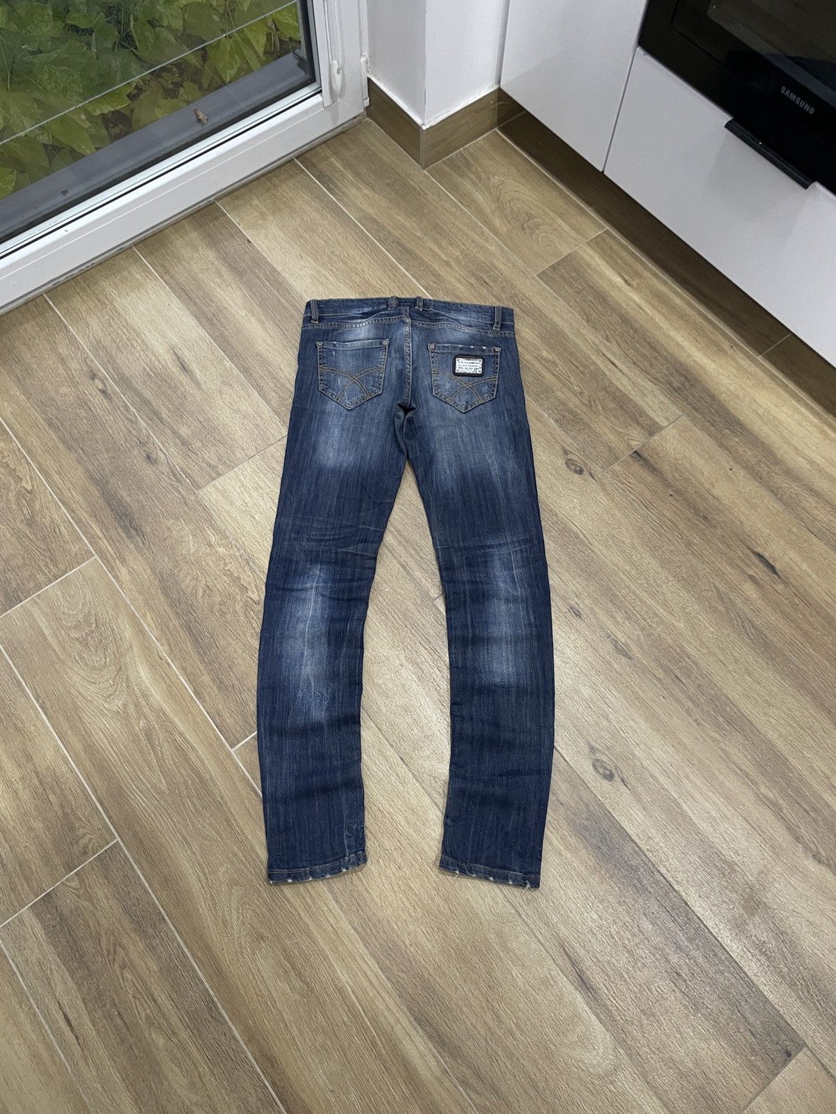 Dolce & Gabbana Dolce Gabbana Vintage Jeans Slim Skinny Japanese Faded Y2K Size 30" / US 8 / IT 44 - 1 Thumbnail