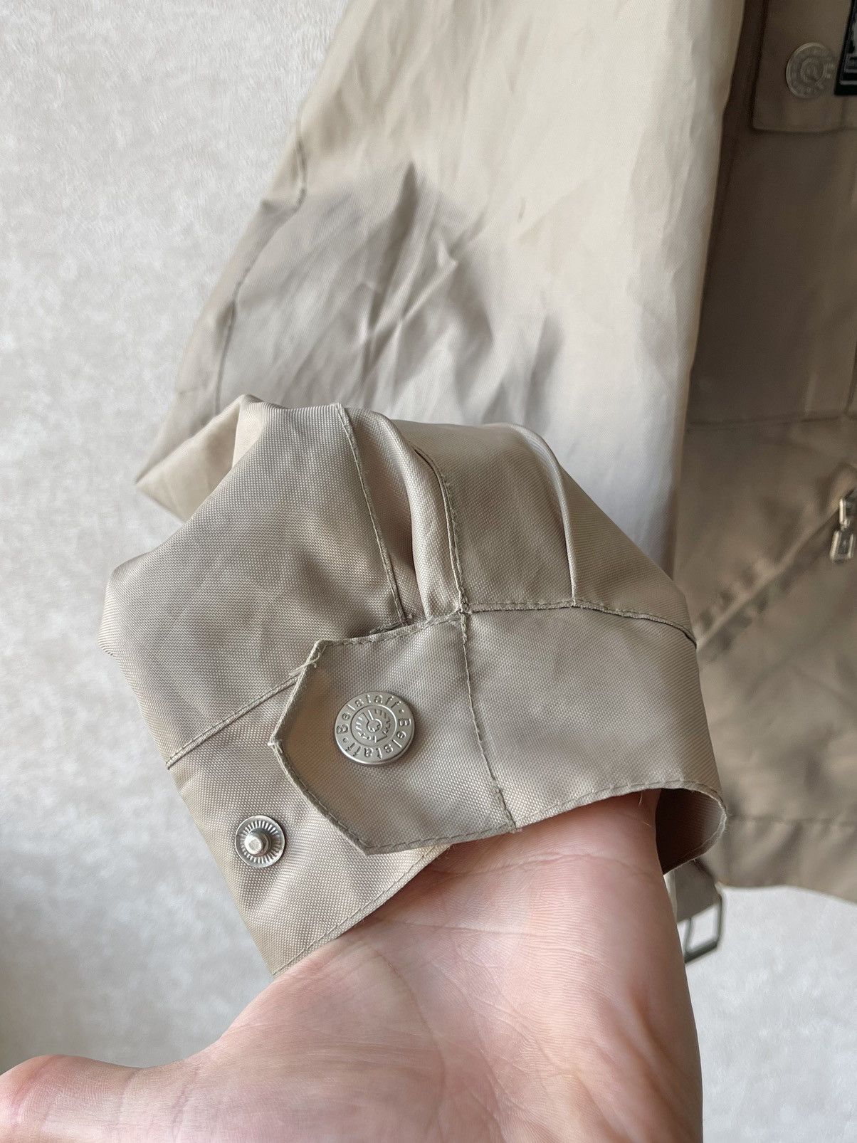Belstaff 90s Belstaff Nylon Biker Motorcycle Lightweight Jacket Size US L / EU 52-54 / 3 - 7 Thumbnail