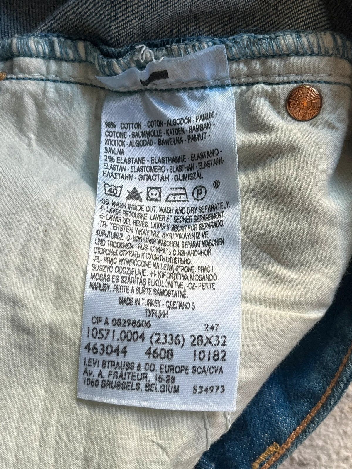 Levi's Levi’s 517 Slim Fit Sz W 28 L 32 Deadstock Denim Jeans Size 30" / US 8 / IT 44 - 11 Thumbnail