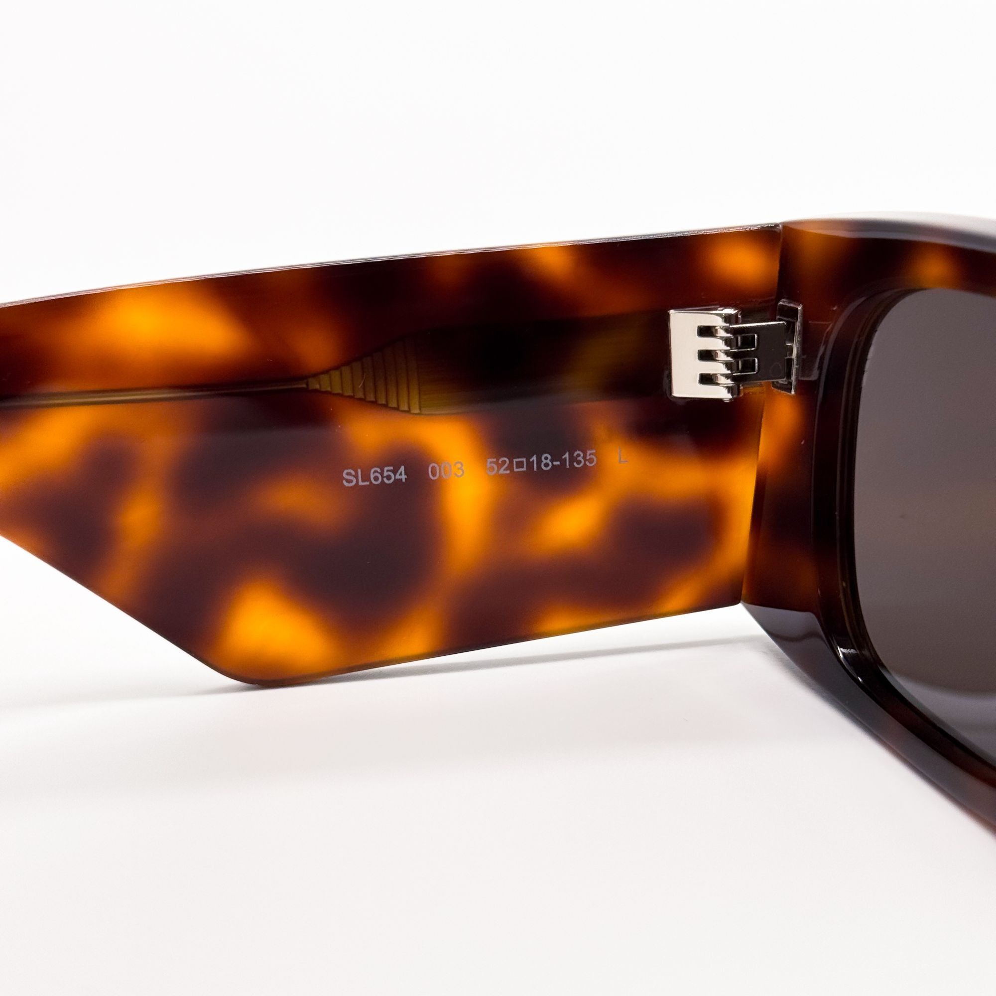 Saint Laurent Paris NEW SAINT LAURENT SUNGLASSES SL654 003 WOMEN SQUARE HAVANA/G Size ONE SIZE - 12 Thumbnail