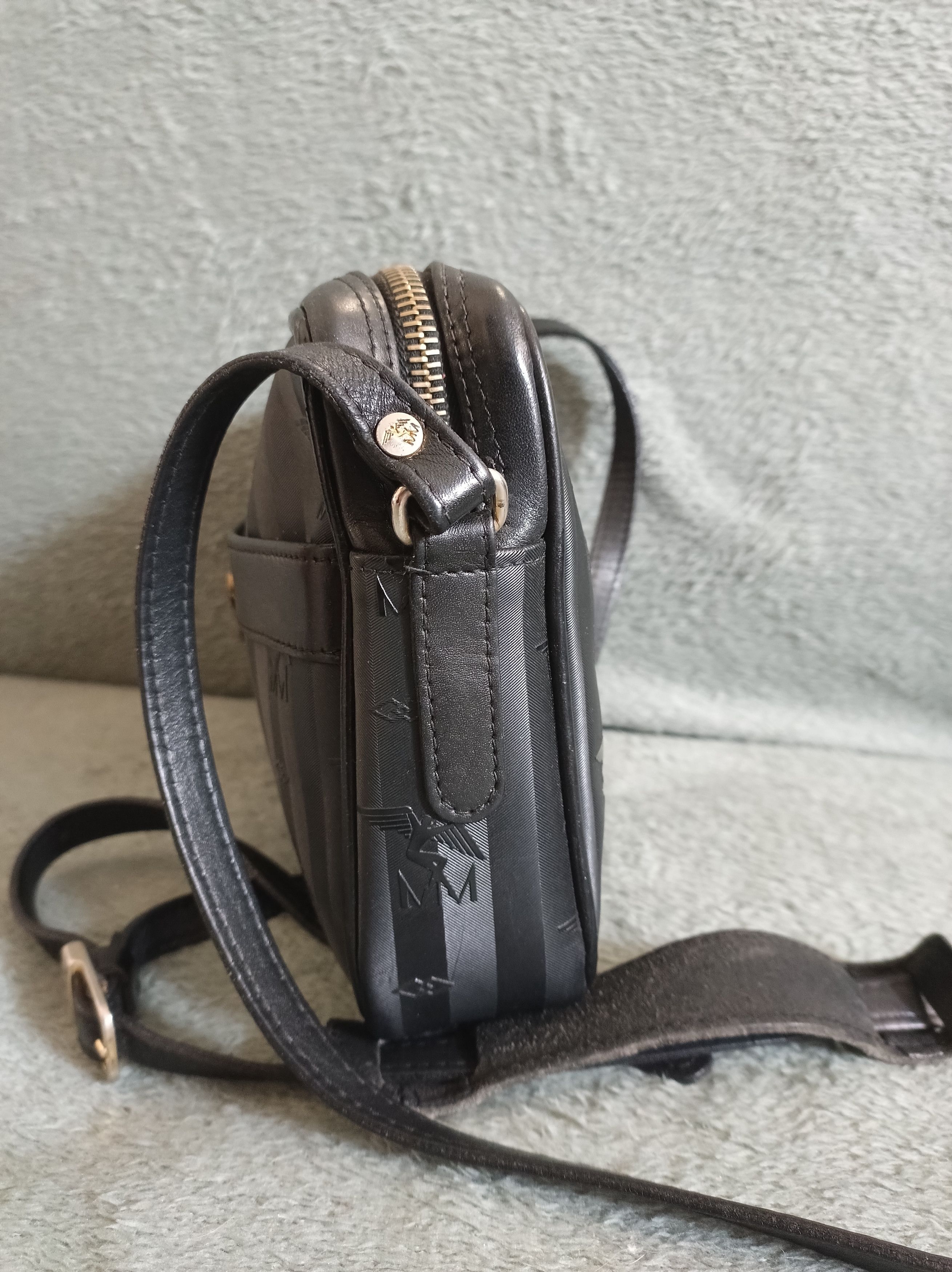 Maison Mollerus Maison Mollerus Vinerus Vintage Coated Canvas Crossbody Bag Size ONE SIZE - 2 Thumbnail