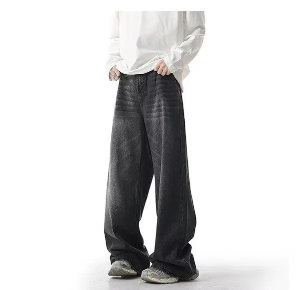 Japanese Brand Itou Men's straight washed loose street fashion jeans Size US 32 / EU 48 - 4 Thumbnail
