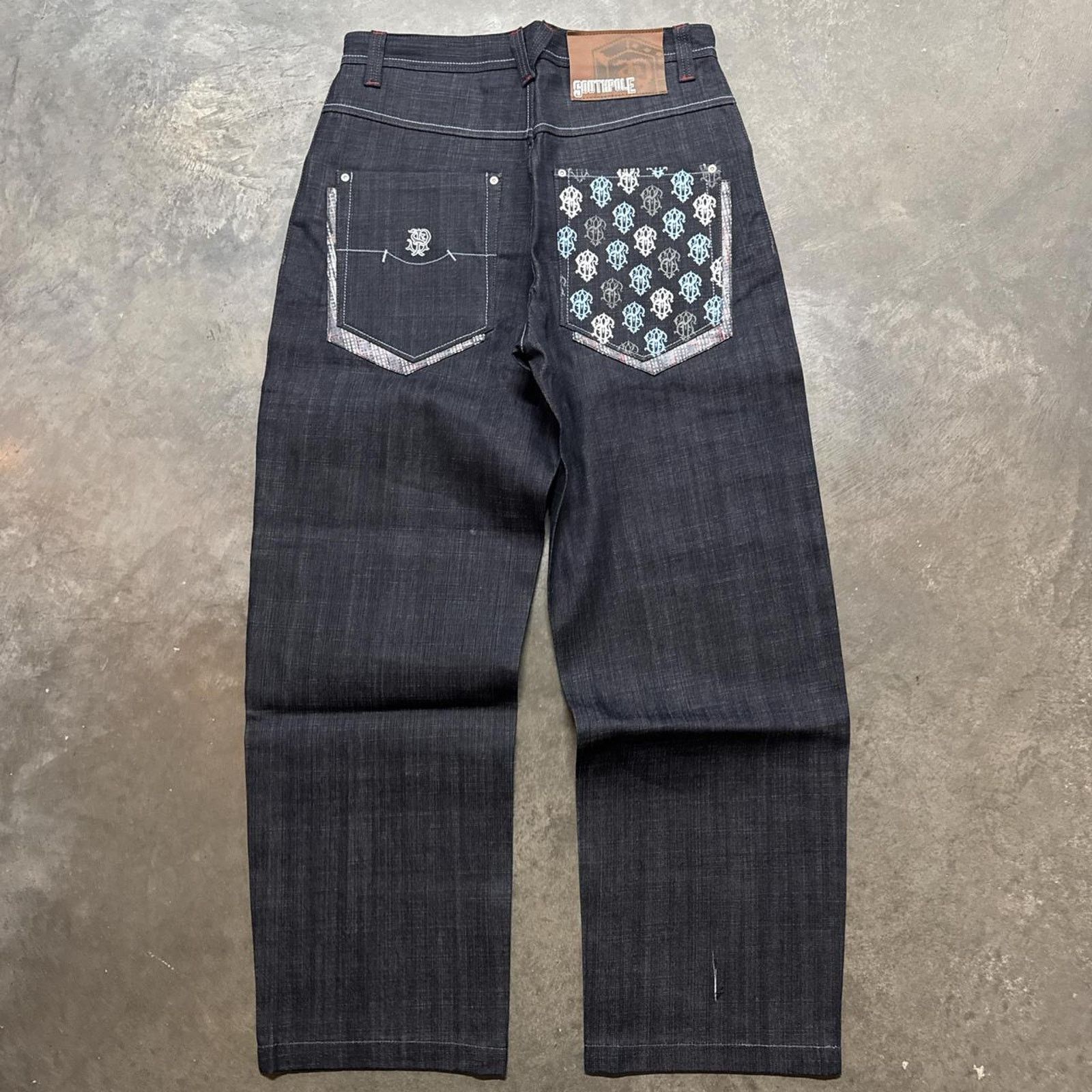 Southpole × Vintage Vintage Y2K 00s Southpole Grunge Skater Baggy Denim Jeans Size US 34 / EU 50 - 1 Thumbnail