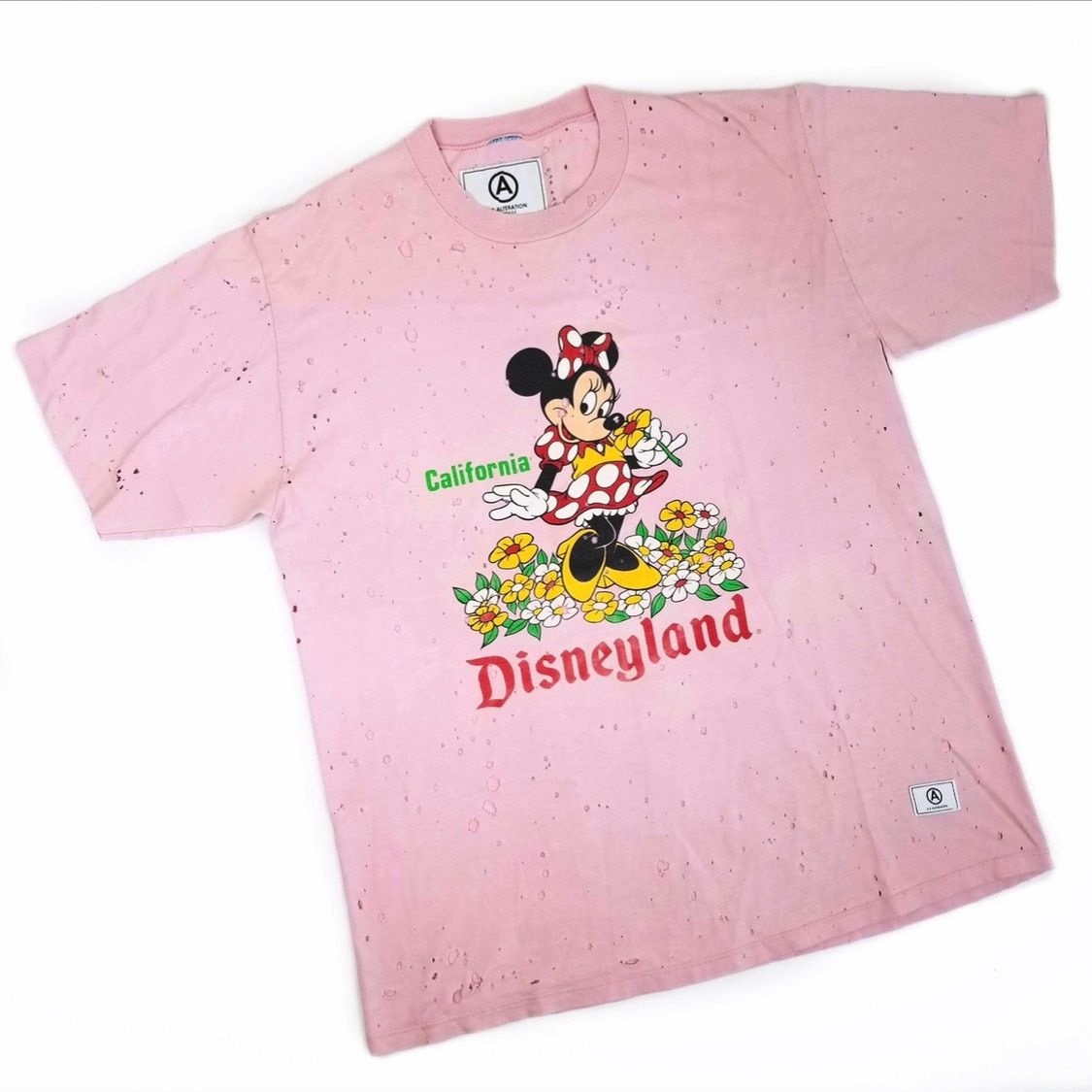 Disney U.S. Alteration Pink Disneyland Tee Minnie Mouse Vintage Size US M / EU 48-50 / 2 - 1 Thumbnail