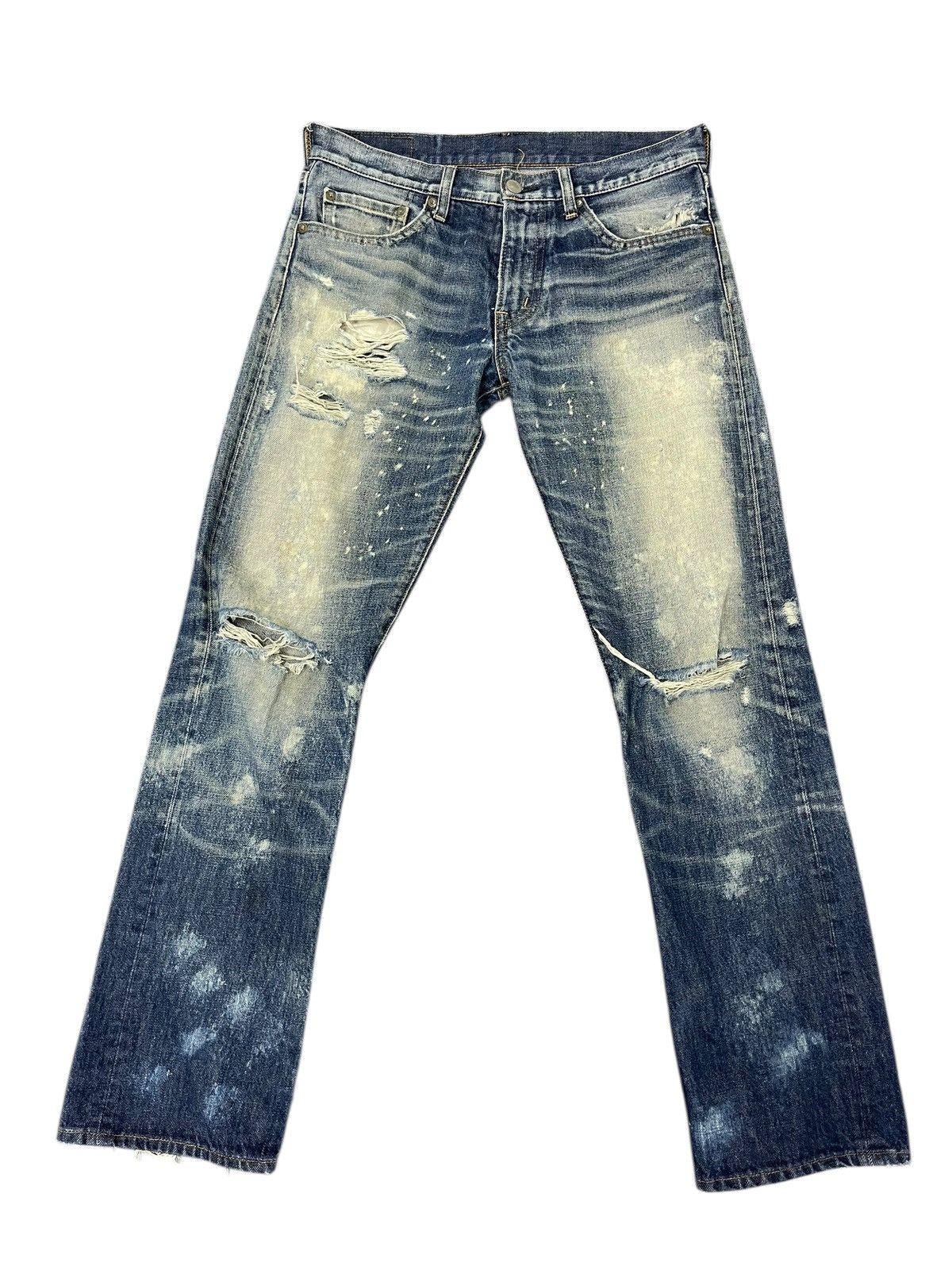 Le Grande Bleu (L.G.B.) Slim Jeans Rna Distress margiela amiri helmut erd cdg 4🟦1 Size US 30 / EU 46 - 1 Thumbnail