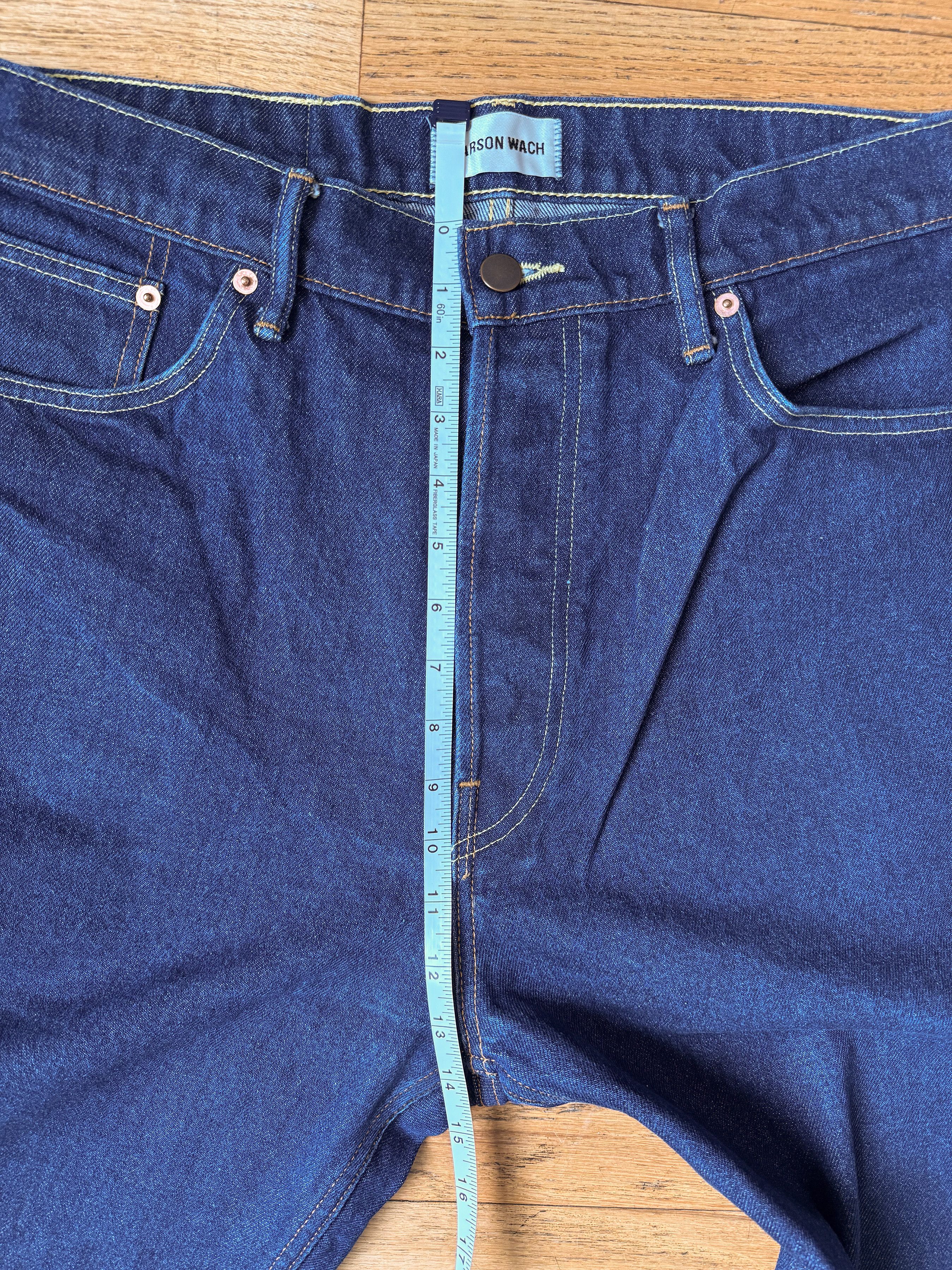 CARSON WACH Carson Wach The Original 333 Classic Raw Indigo Denim Jeans Size US 34 / EU 50 - 12 Thumbnail