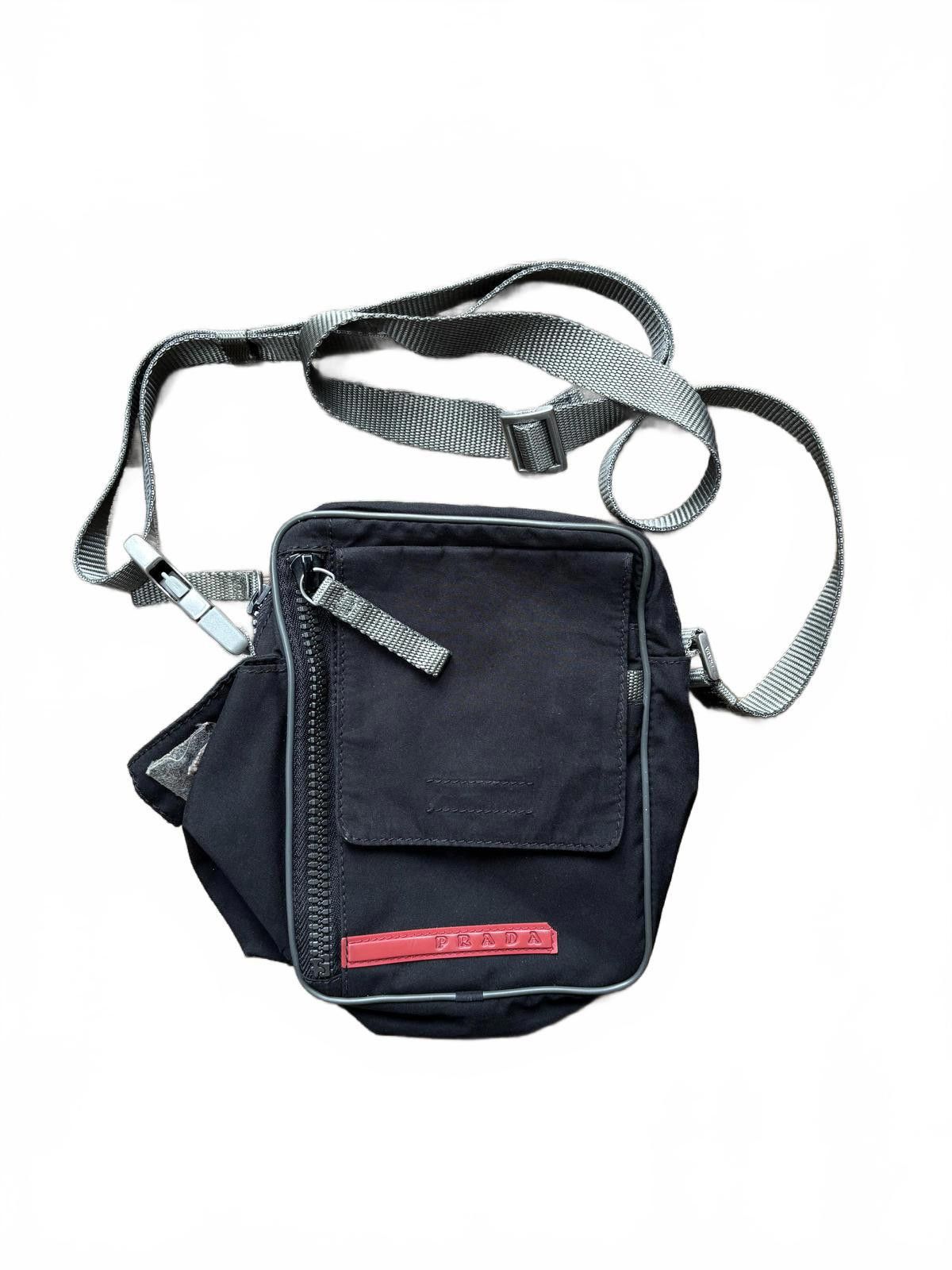 Prada Prada Sport Red Tab Nylon Crossbody Bag – Black Size ONE SIZE - 1 Thumbnail