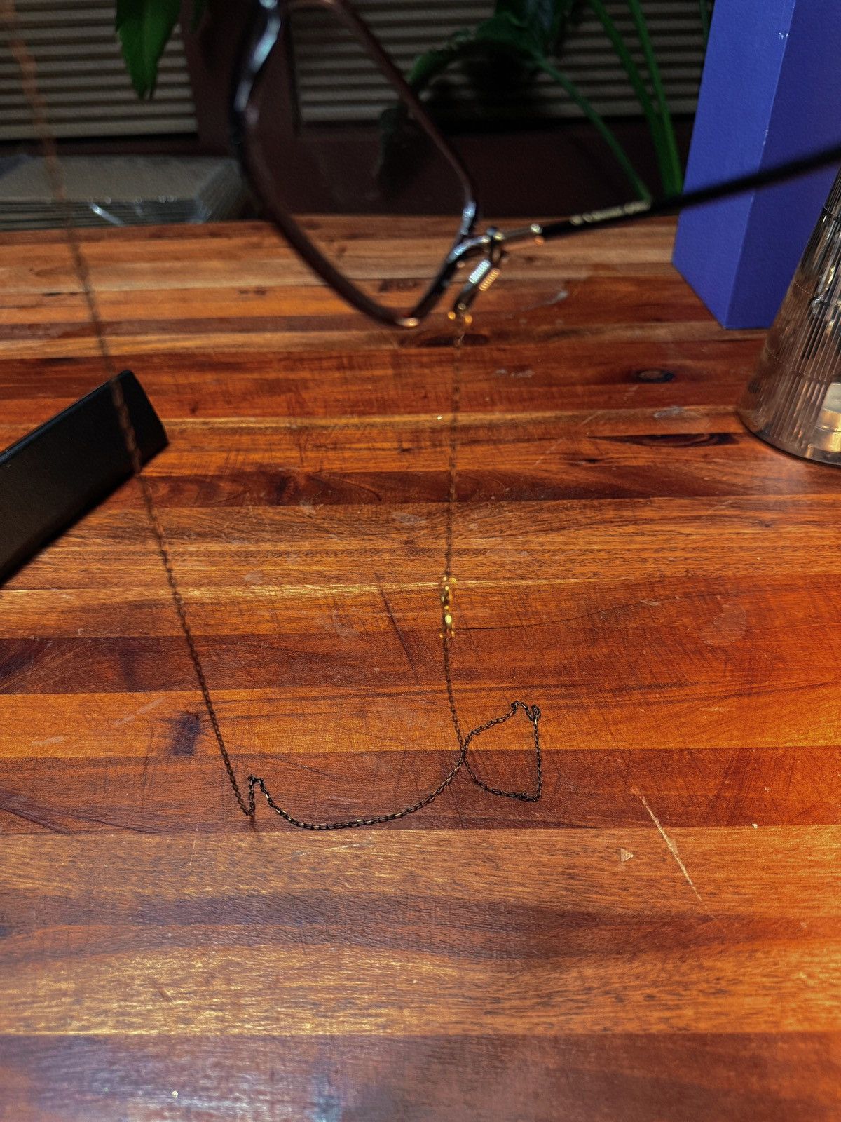 Other Vintage-Inspired Eyeglass Chain with Delicate Flower Accent Size ONE SIZE - 5 Thumbnail