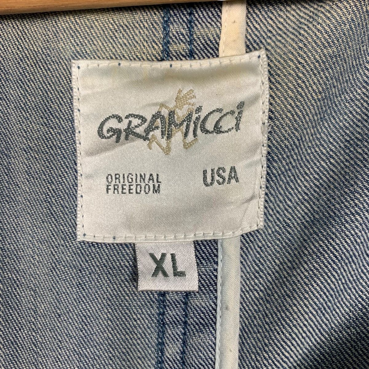 Gramicci GRAMICCI Embroidery Small Logo Work Denim Jacket #2145-C95 Size US XL / EU 56 / 4 - 17 Thumbnail