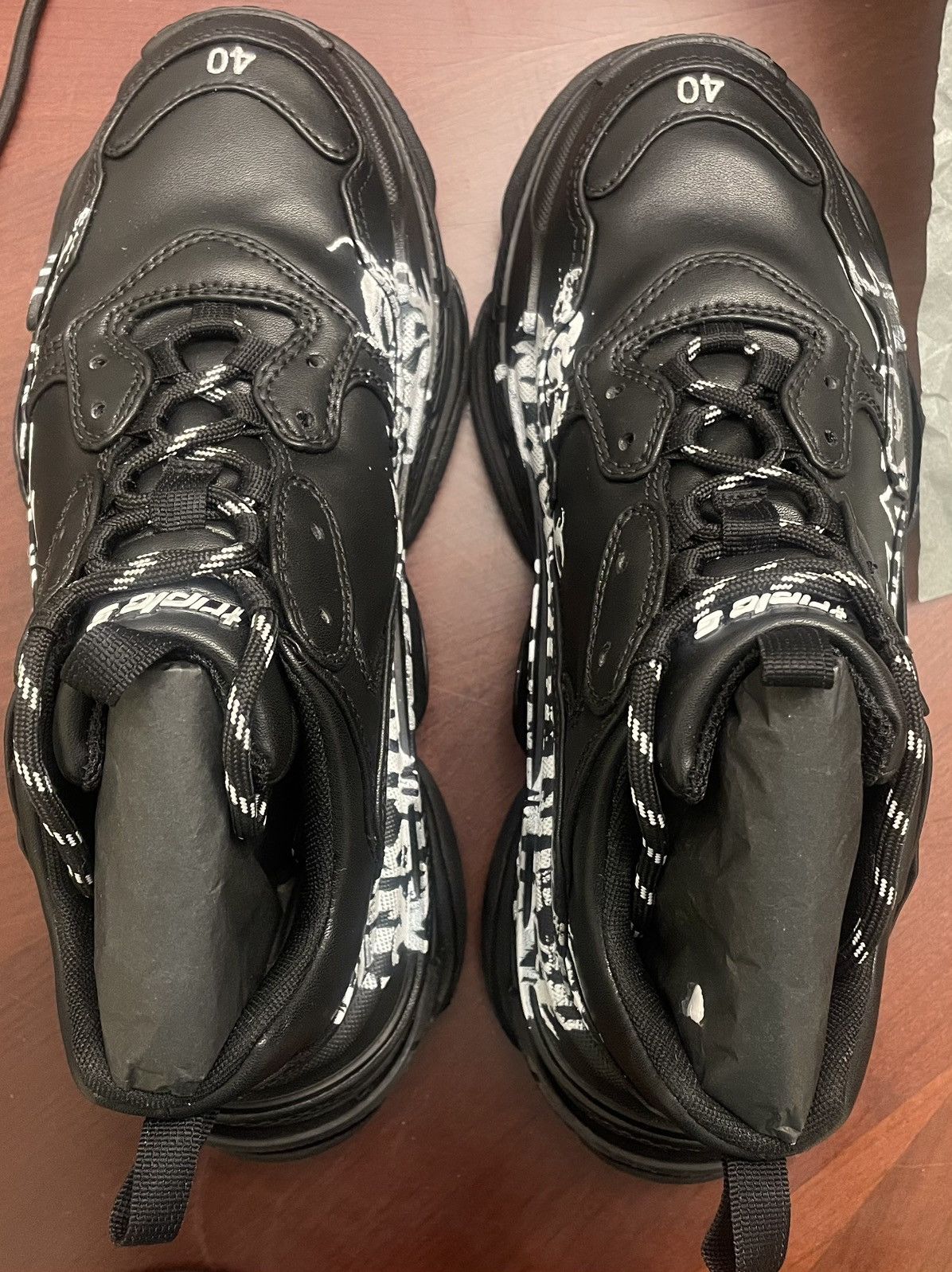 Balenciaga Balenciaga Tripe S Diy Metal Sneakers Size US 7 / EU 40 - 10 Thumbnail