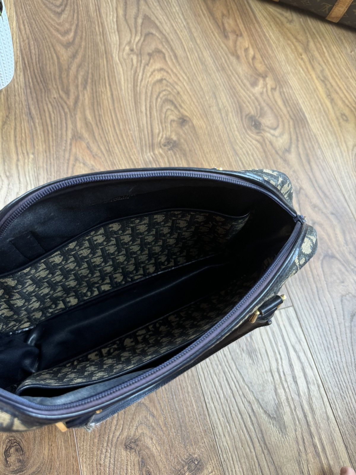 Dior Vintage leather bag Christian Dior monogram original item Size ONE SIZE - 5 Thumbnail