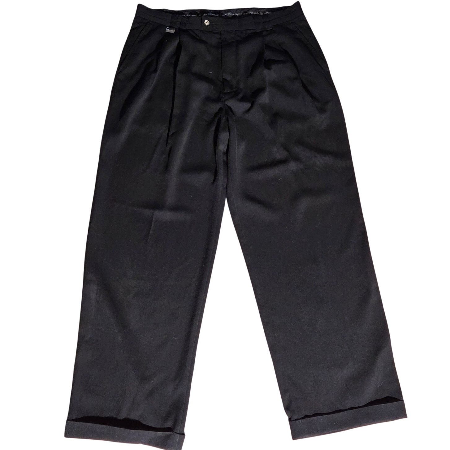 Stacy Adams Men's Black Dress Pants - Size 38 Regular