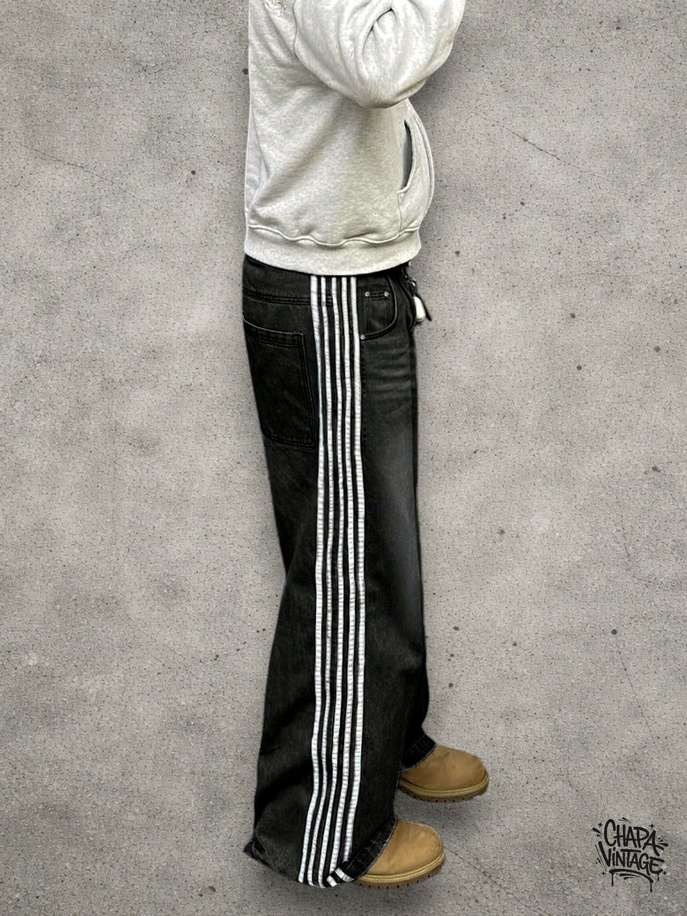 Japanese Brand Loose fit washed jeans Size US 32 / EU 48 - 2 Thumbnail