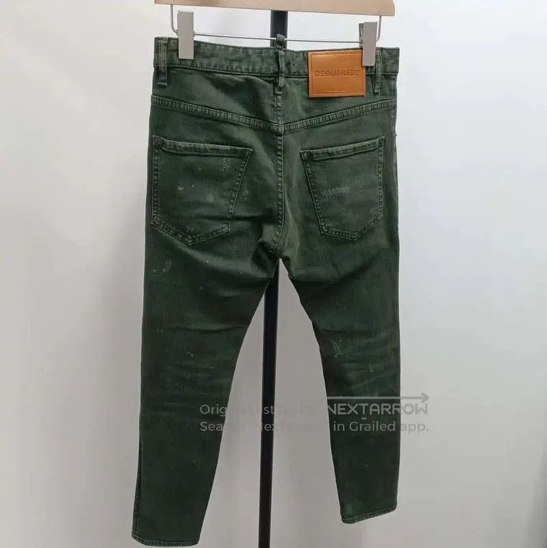 Dsquared2 DSQUARED2 Casual Pants in Dark Green . Size US 26 / EU 42 - 2 Thumbnail